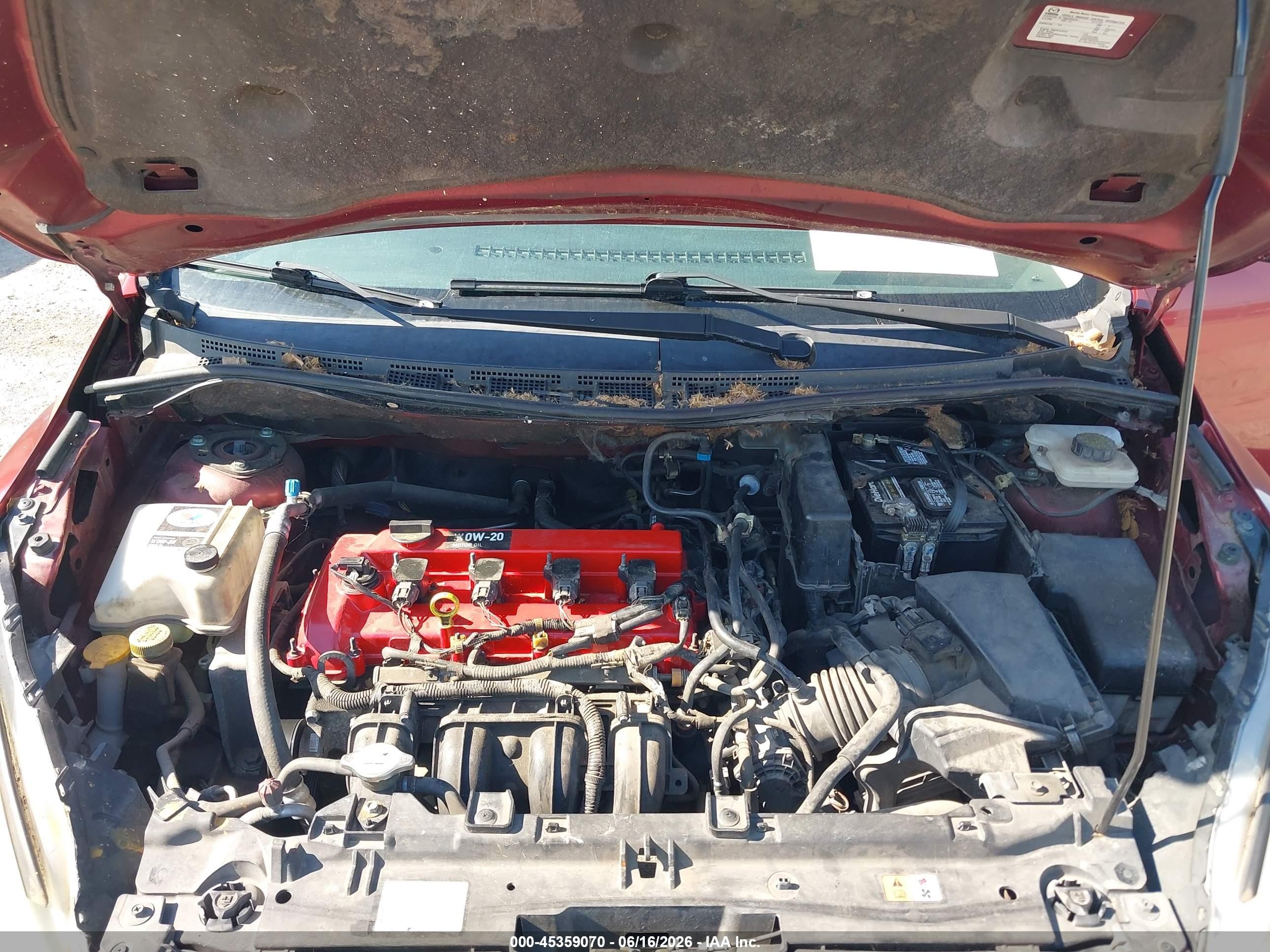 2012 Mazda Mazda5 Touring Maroon vin: JM1CW2CL1C0106815