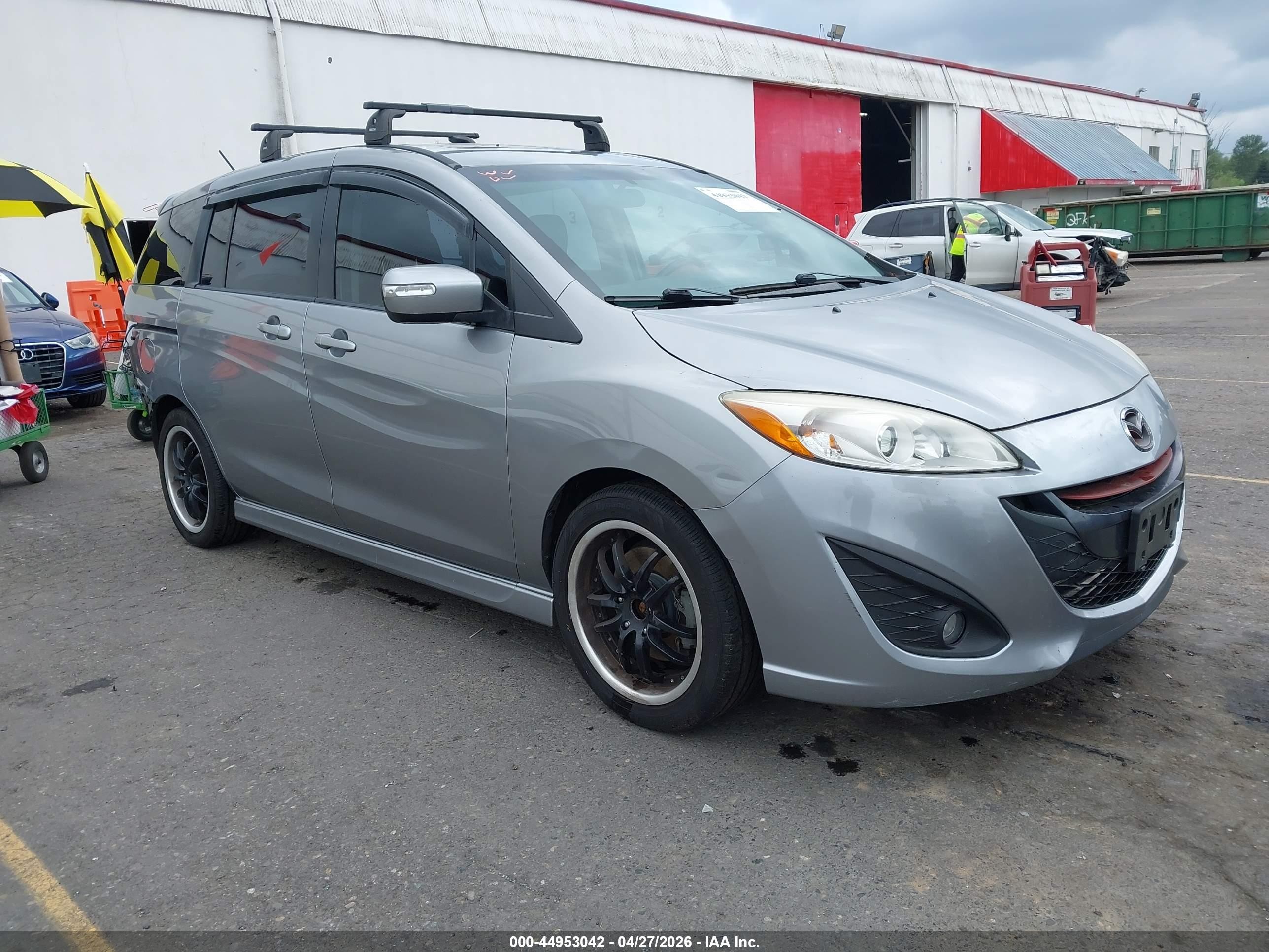 2013 Mazda Mazda5 Touring Silver vin: JM1CW2CL1D0159421