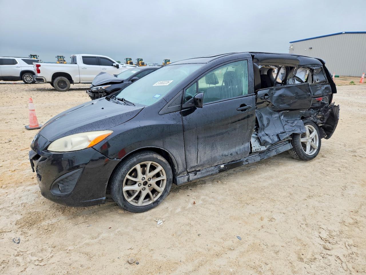 2012 Mazda 5 Black vin: JM1CW2CL2C0108282