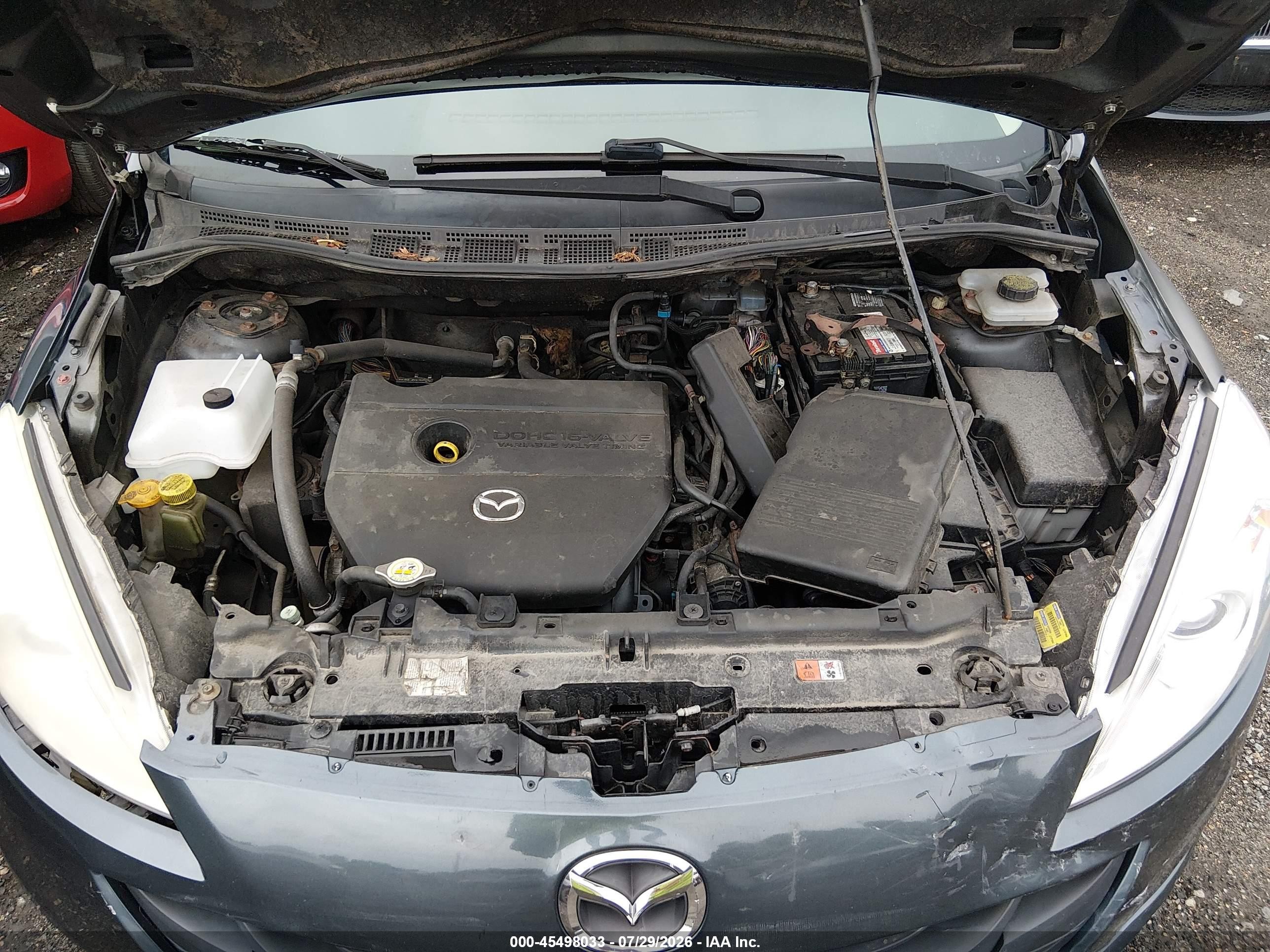 2012 Mazda Mazda5 Touring Gray vin: JM1CW2CL3C0117959