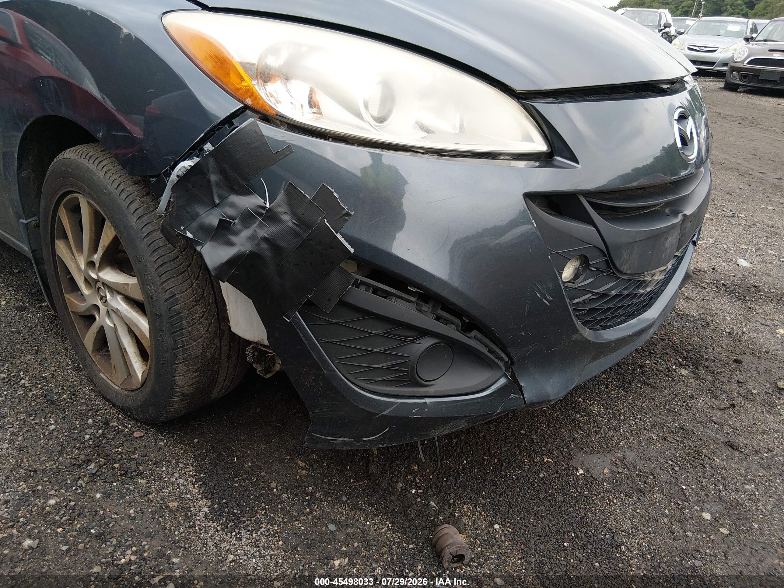 2012 Mazda Mazda5 Touring Gray vin: JM1CW2CL3C0117959