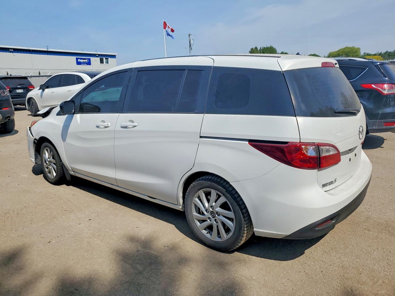 2015 Mazda 5 Touring White vin: JM1CW2CL3F0180676