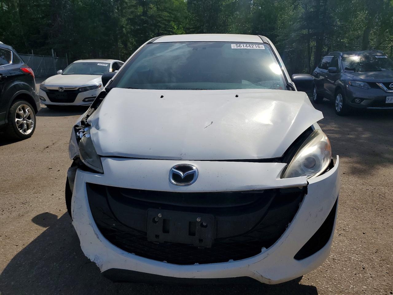 2015 Mazda 5 Touring White vin: JM1CW2CL3F0180676
