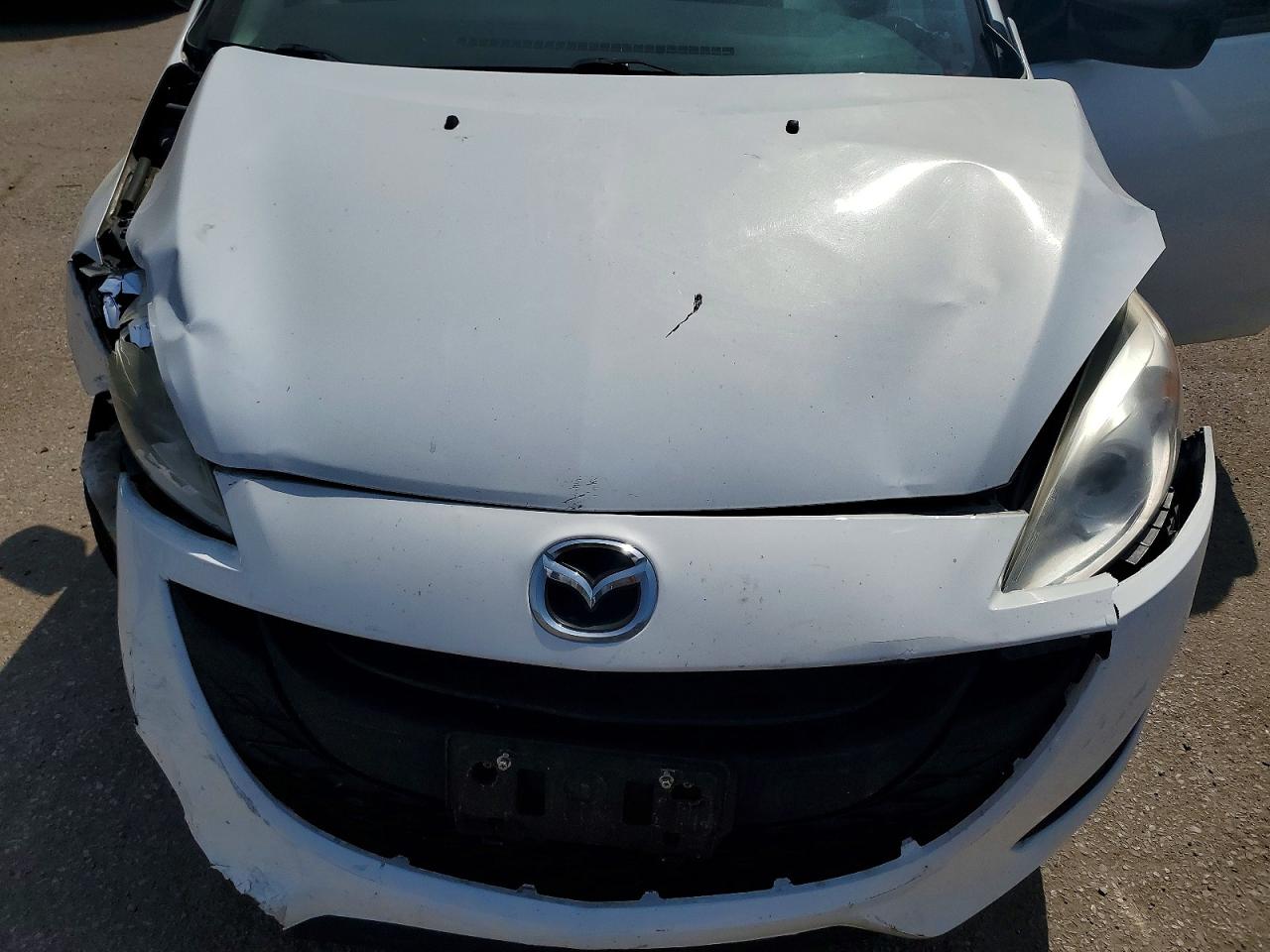 2015 Mazda 5 Touring White vin: JM1CW2CL3F0180676