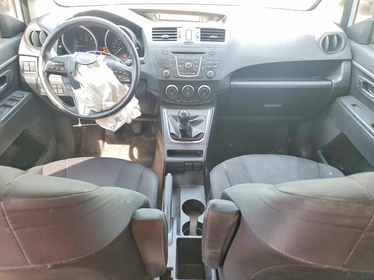 2015 Mazda 5 Touring White vin: JM1CW2CL3F0180676