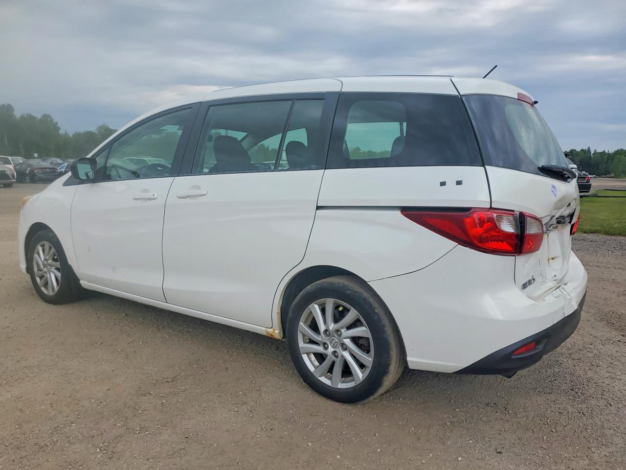 2012 Mazda 5 White vin: JM1CW2CL4C0126475