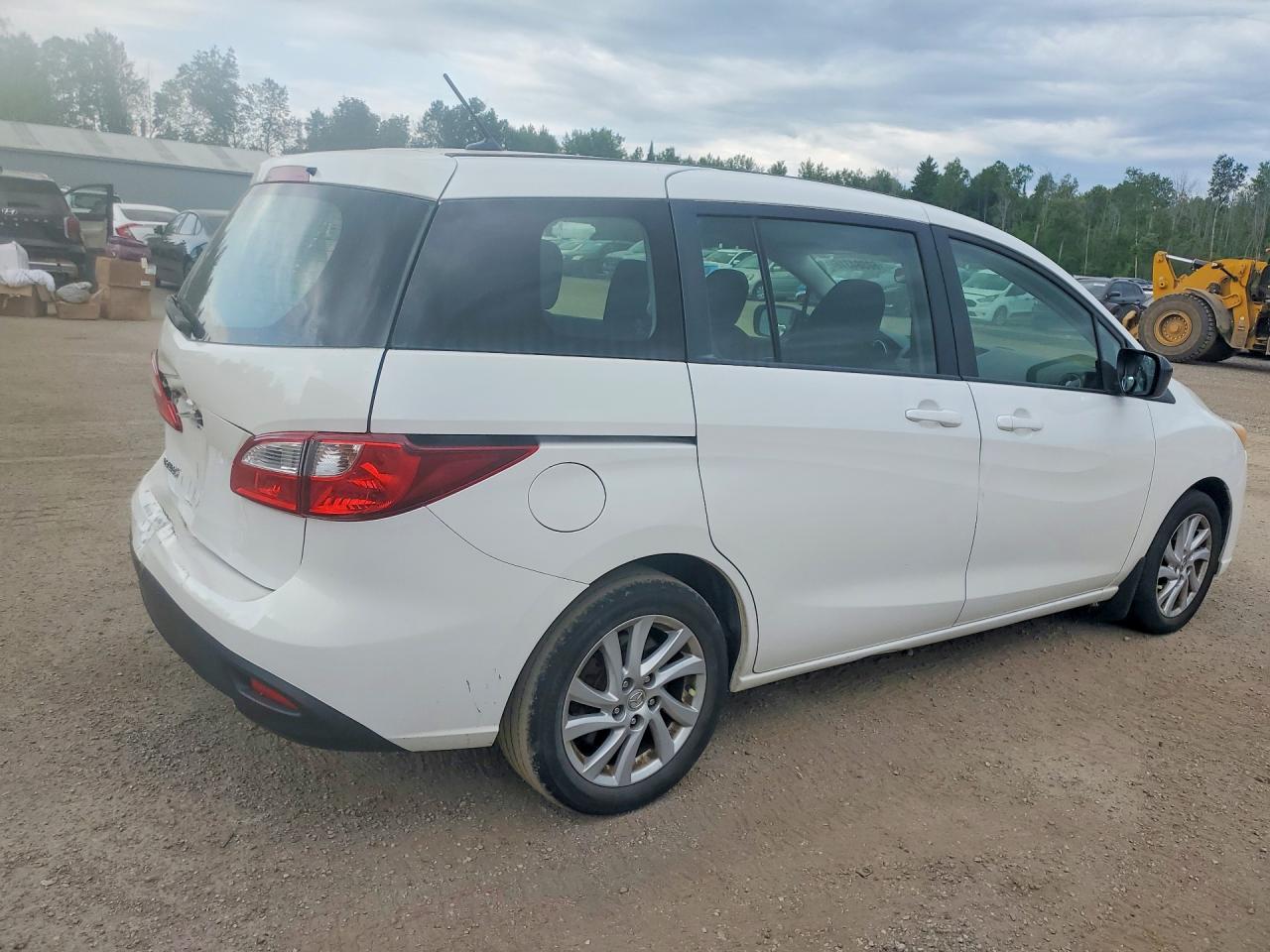 2012 Mazda 5 White vin: JM1CW2CL4C0126475