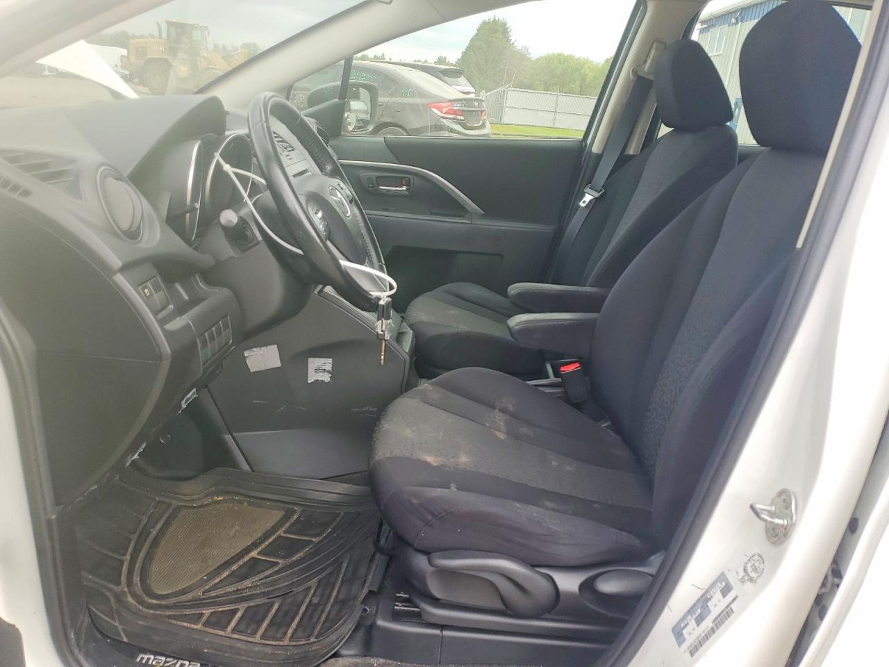 2012 Mazda 5 White vin: JM1CW2CL4C0126475