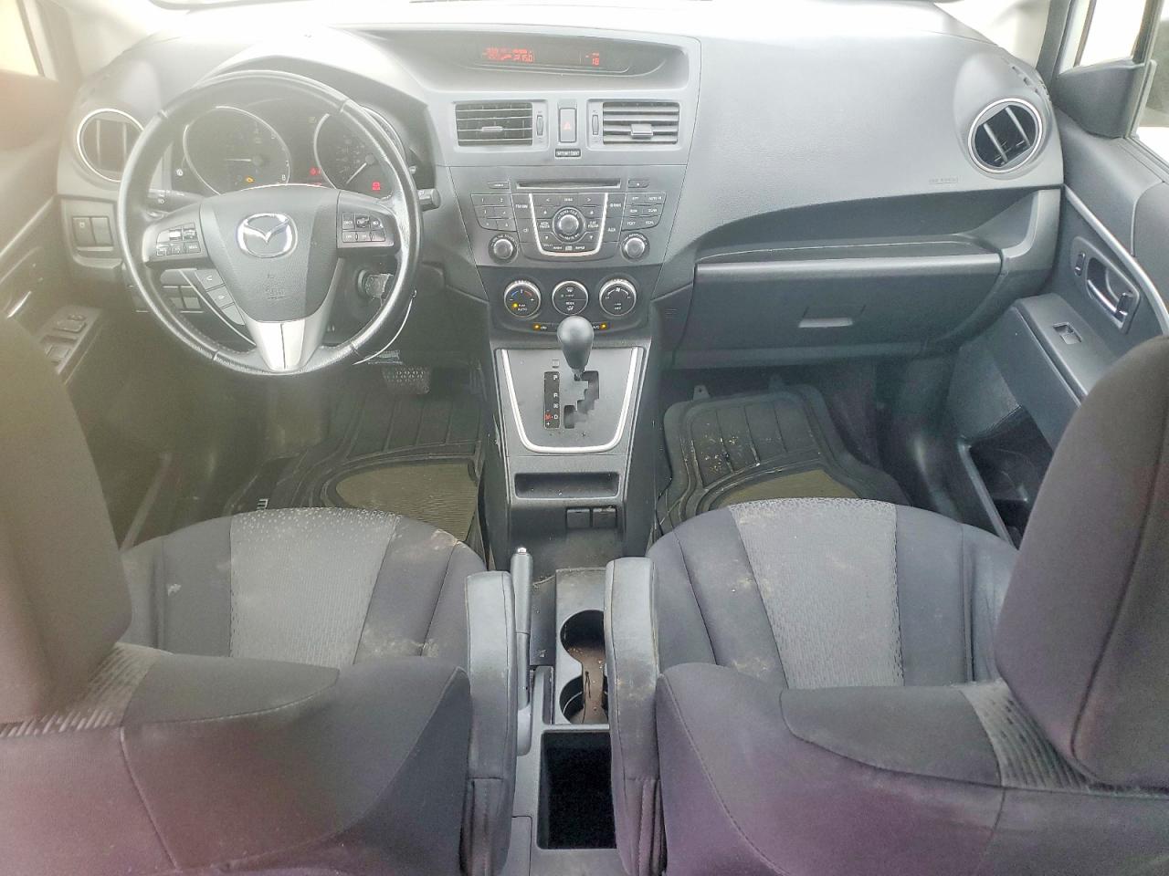 2012 Mazda 5 White vin: JM1CW2CL4C0126475