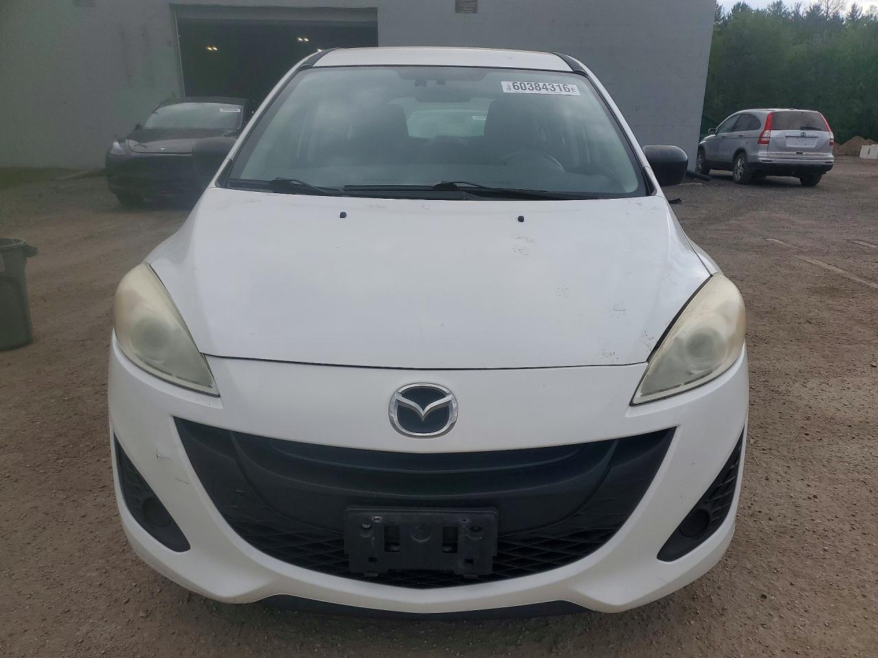 2012 Mazda 5 White vin: JM1CW2CL4C0126475