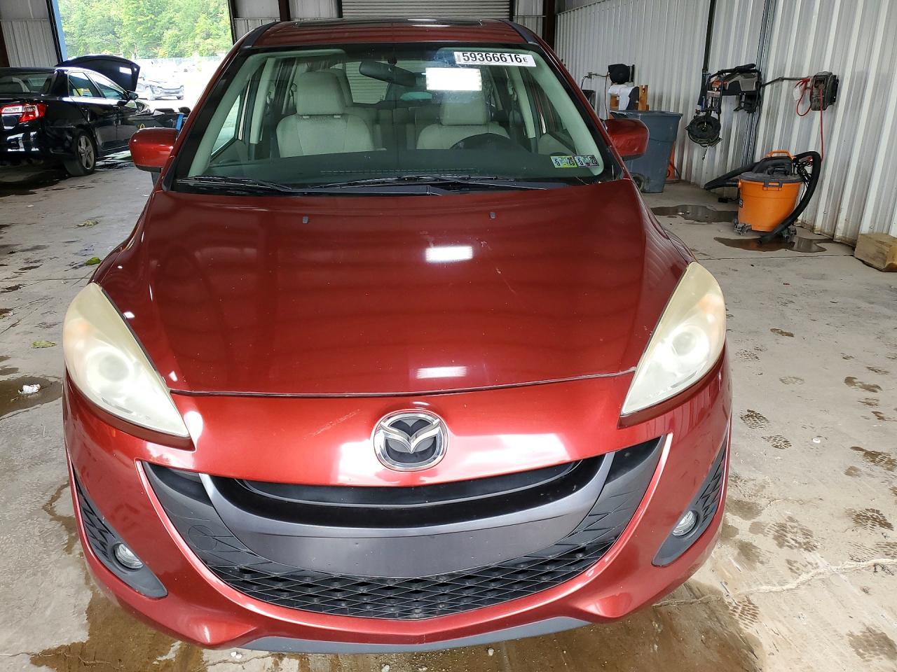 2012 Mazda 5 Red vin: JM1CW2CL4C0141266