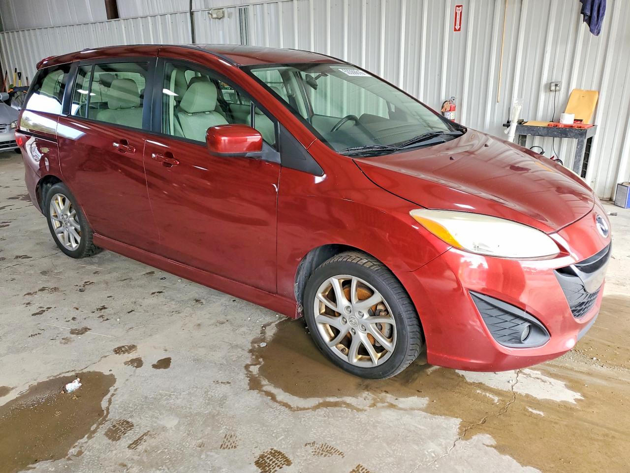 2012 Mazda 5 Red vin: JM1CW2CL4C0141266