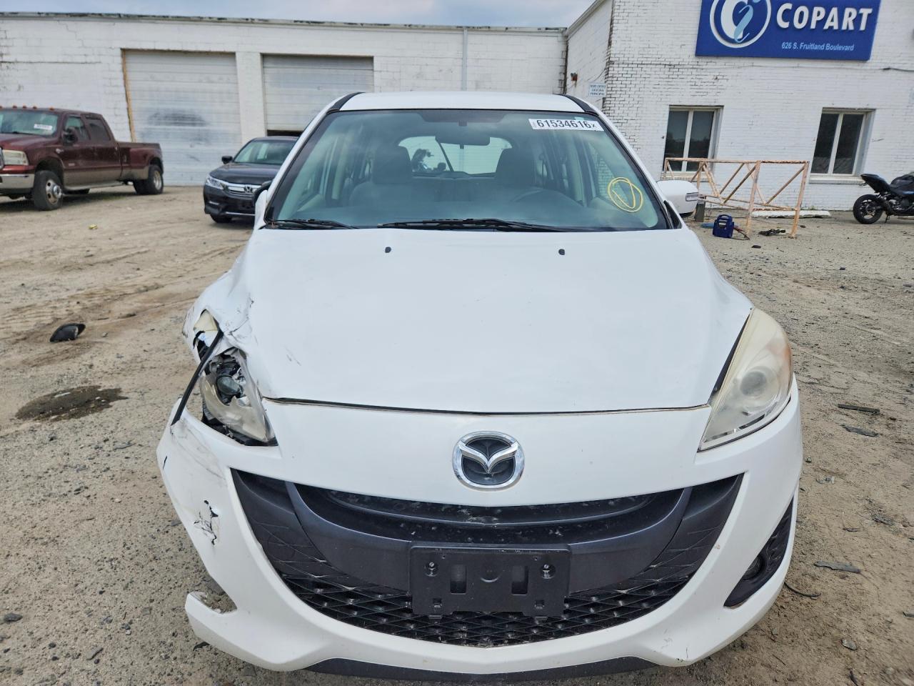 2013 Mazda 5 White vin: JM1CW2CL4D0150101