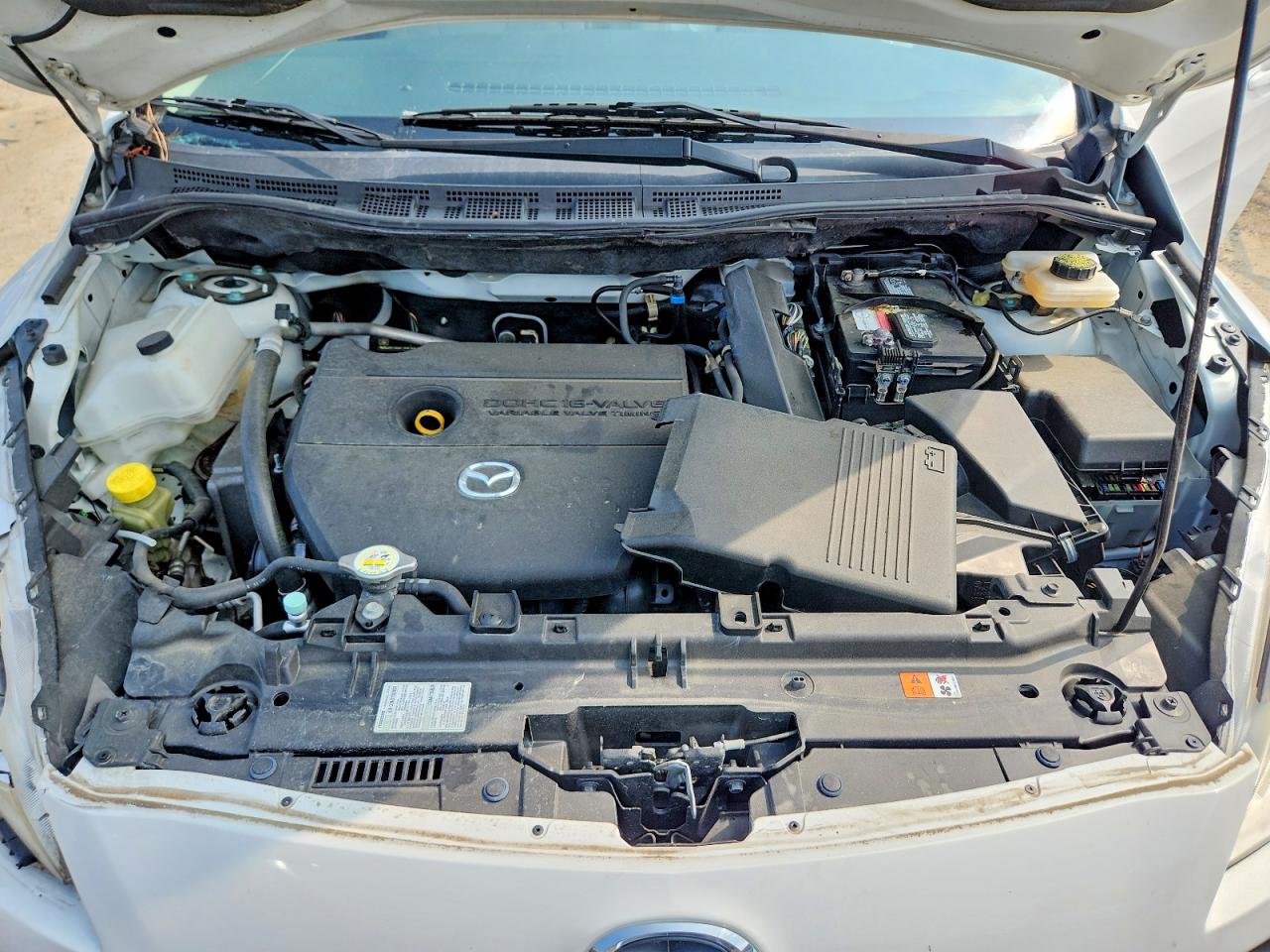 2013 Mazda 5 White vin: JM1CW2CL4D0150101