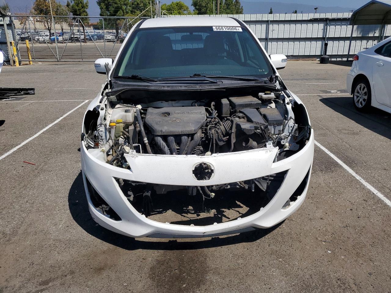2014 Mazda 5 Touring White vin: JM1CW2CL4E0165845