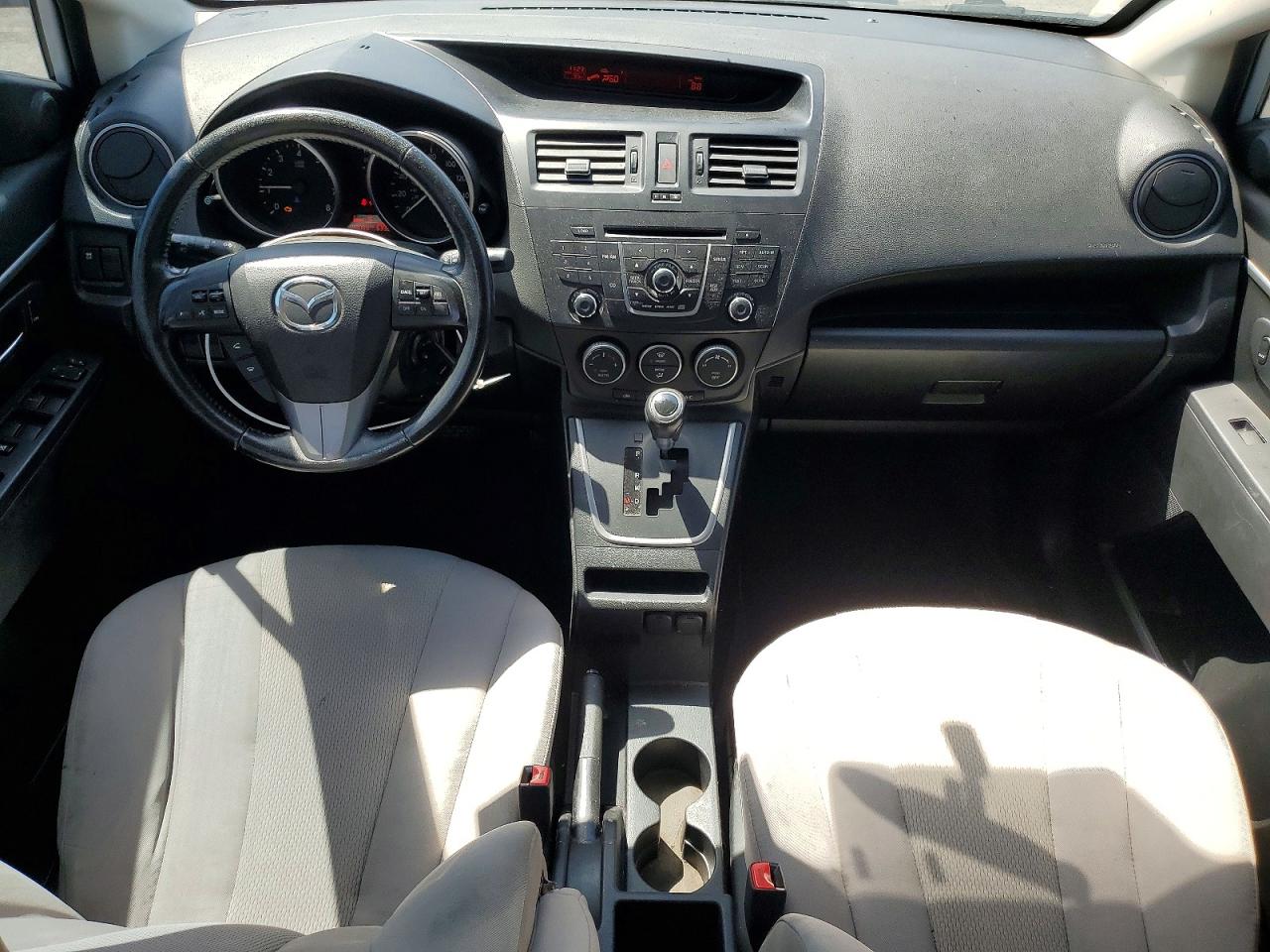 2014 Mazda 5 Touring White vin: JM1CW2CL4E0165845