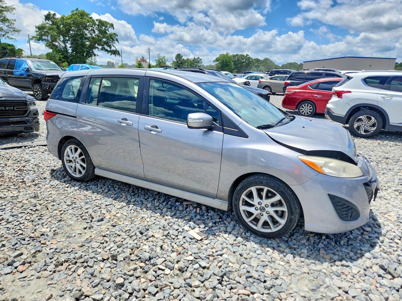 2014 Mazda 5 Touring Серебряный vin: JM1CW2CL4E0167921