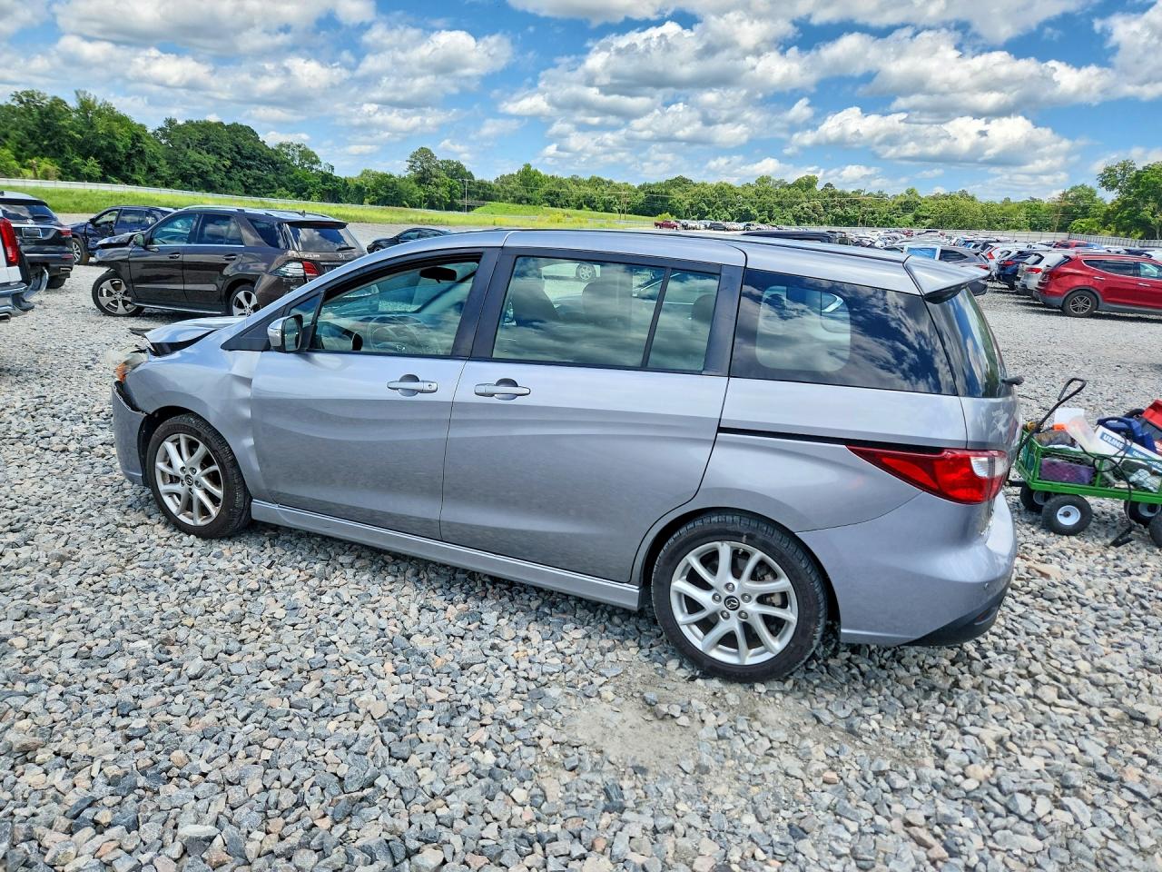 2014 Mazda 5 Touring Серебряный vin: JM1CW2CL4E0167921
