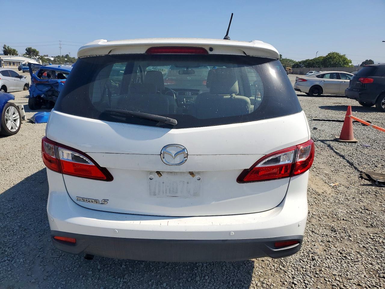 2015 Mazda 5 Touring White vin: JM1CW2CL4F0179486