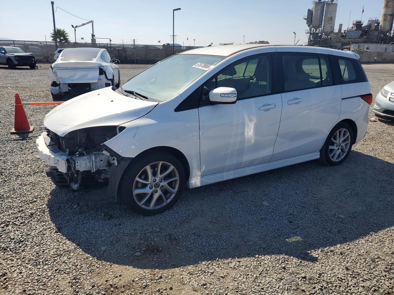 2015 Mazda 5 Touring White vin: JM1CW2CL4F0179486