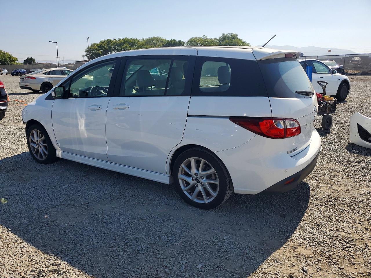 2015 Mazda 5 Touring White vin: JM1CW2CL4F0179486