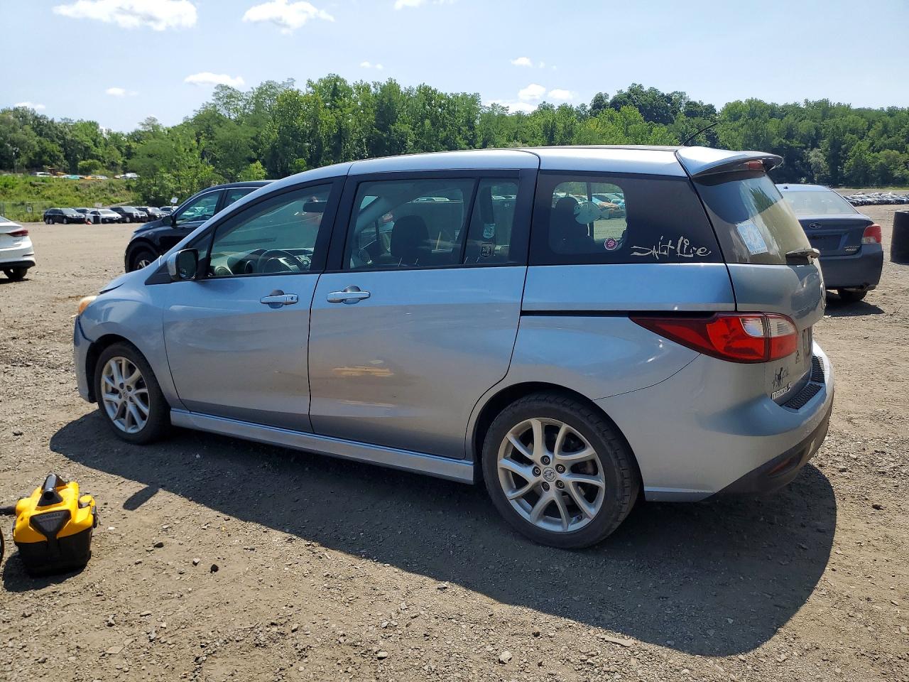 2012 Mazda 5 Silver vin: JM1CW2CL5C0110706