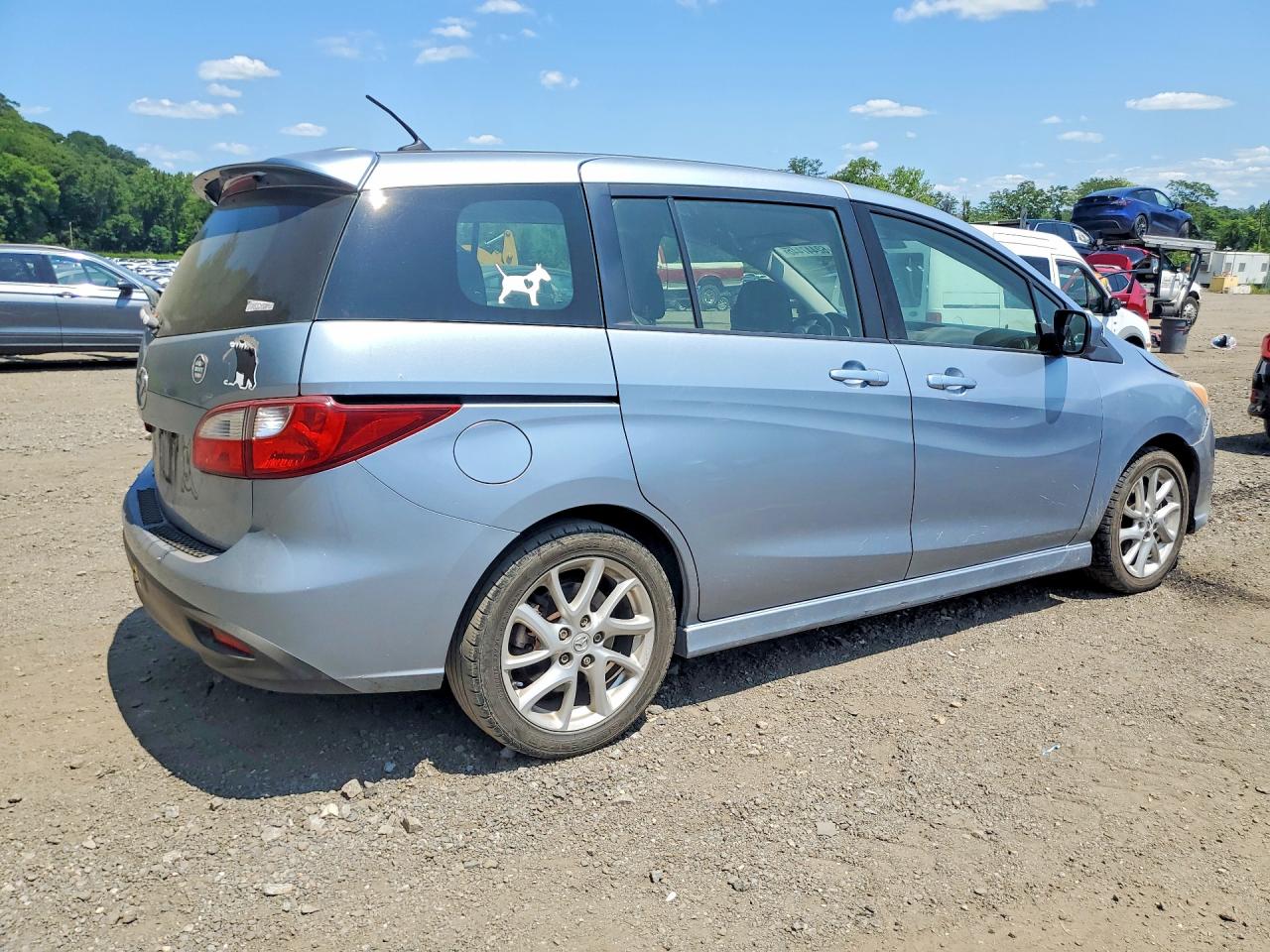 2012 Mazda 5 Silver vin: JM1CW2CL5C0110706