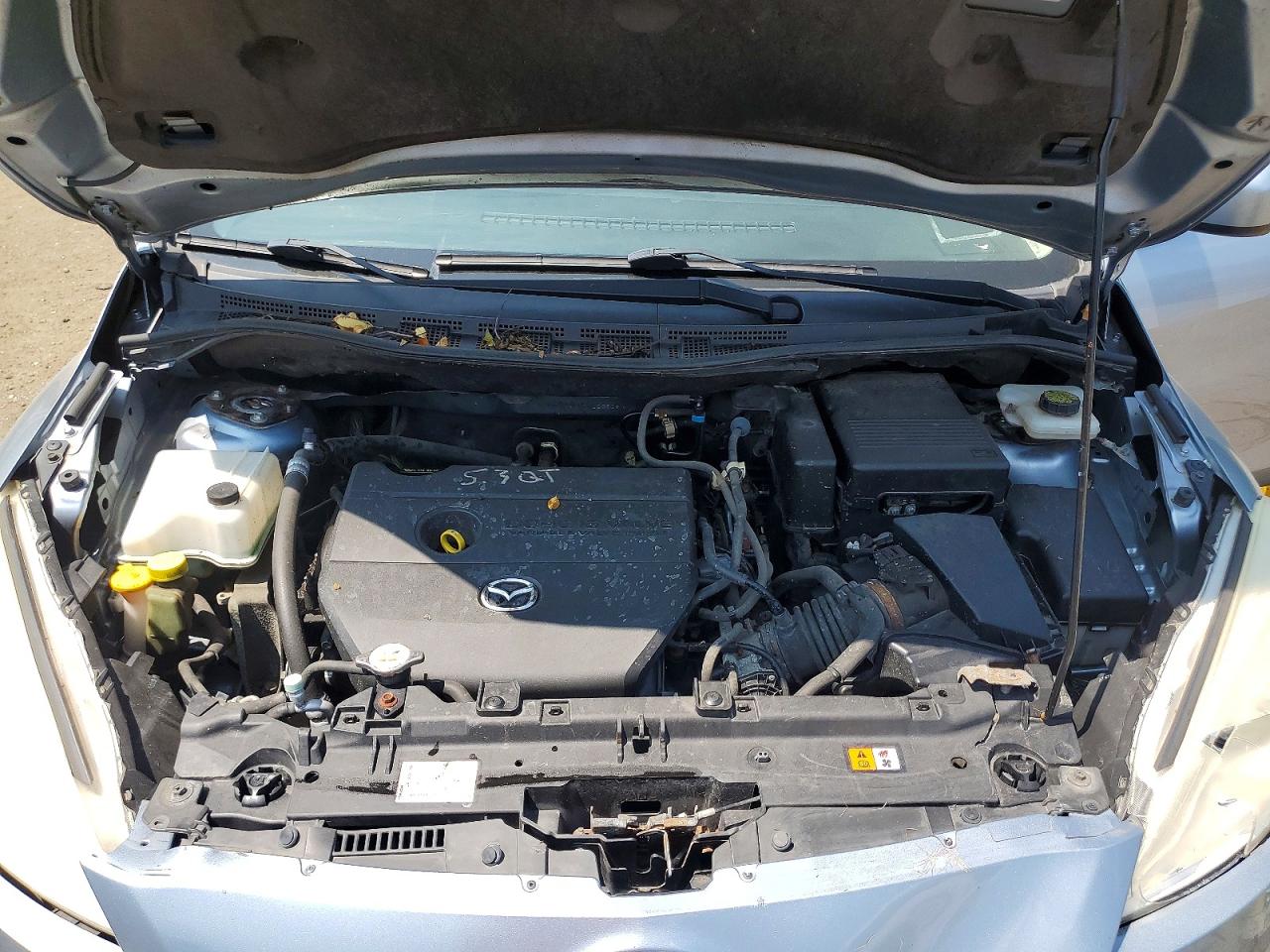 2012 Mazda 5 Silver vin: JM1CW2CL5C0110706
