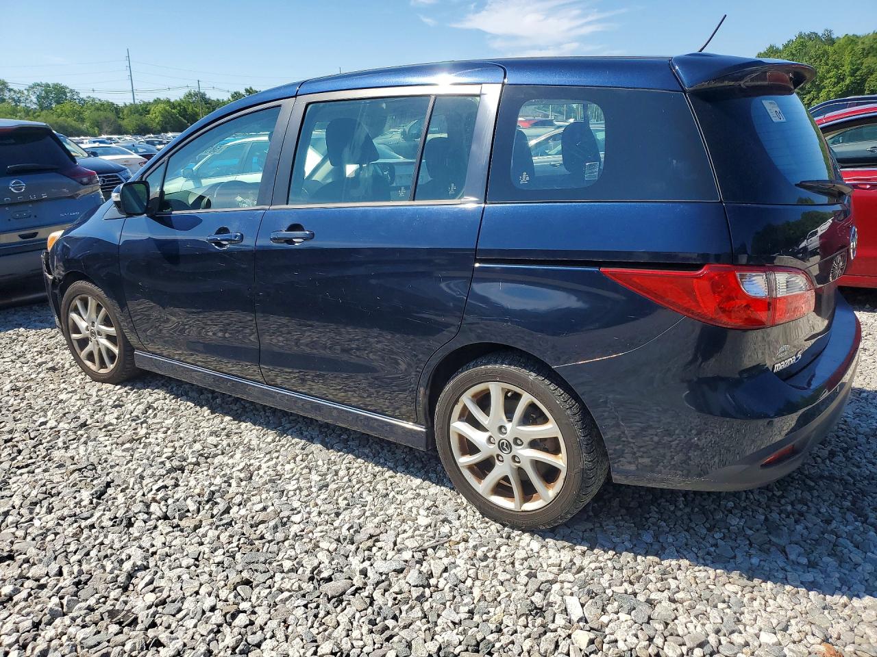 2014 Mazda 5 Touring Синий vin: JM1CW2CL5E0168768
