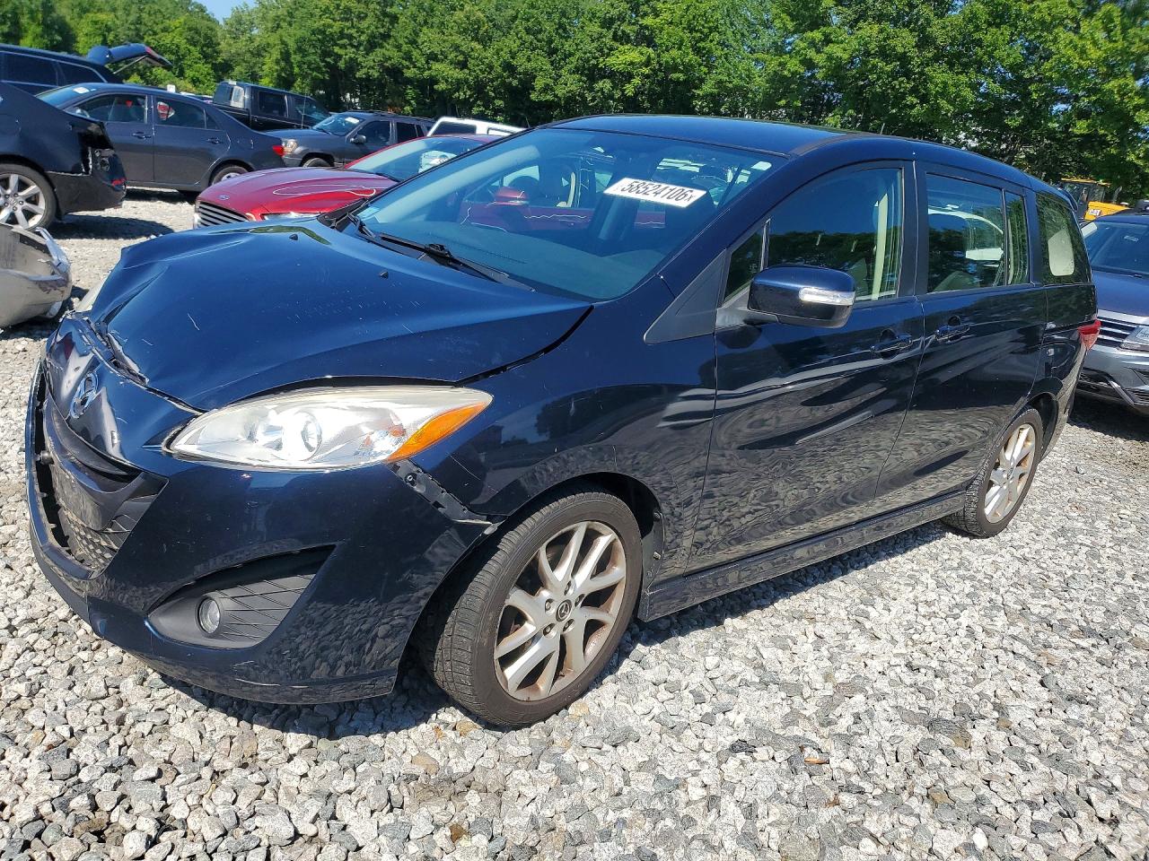 2014 Mazda 5 Touring Blue vin: JM1CW2CL5E0168768