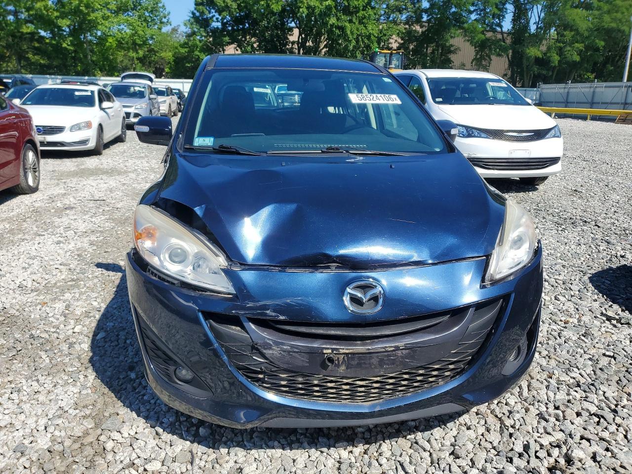 2014 Mazda 5 Touring Синий vin: JM1CW2CL5E0168768