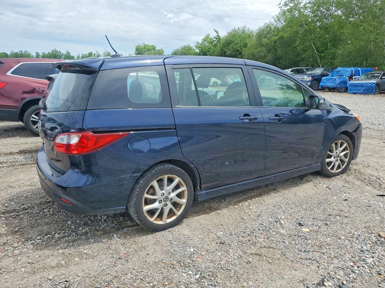 2014 Mazda 5 Touring Синий vin: JM1CW2CL5E0168768