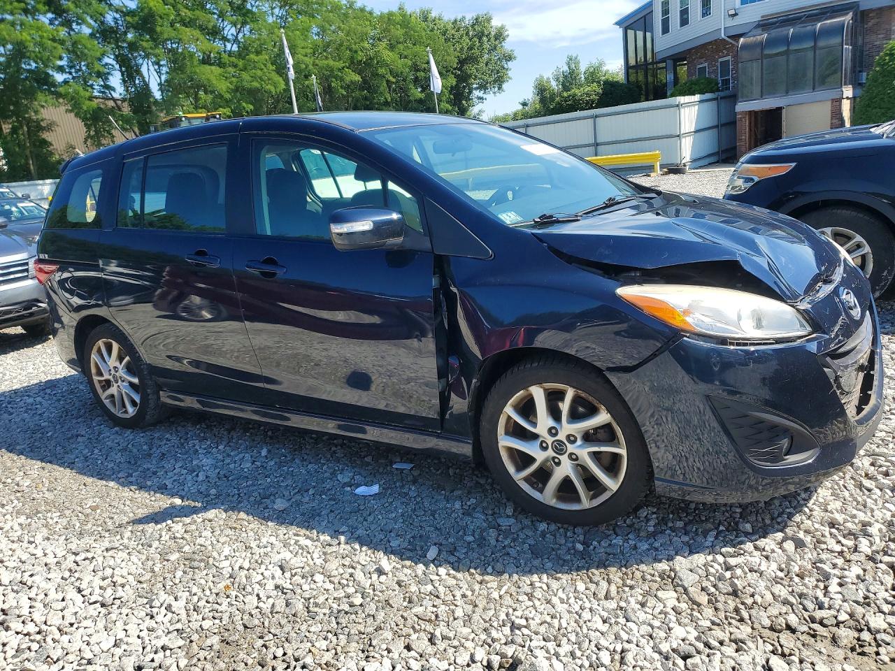 2014 Mazda 5 Touring Синий vin: JM1CW2CL5E0168768