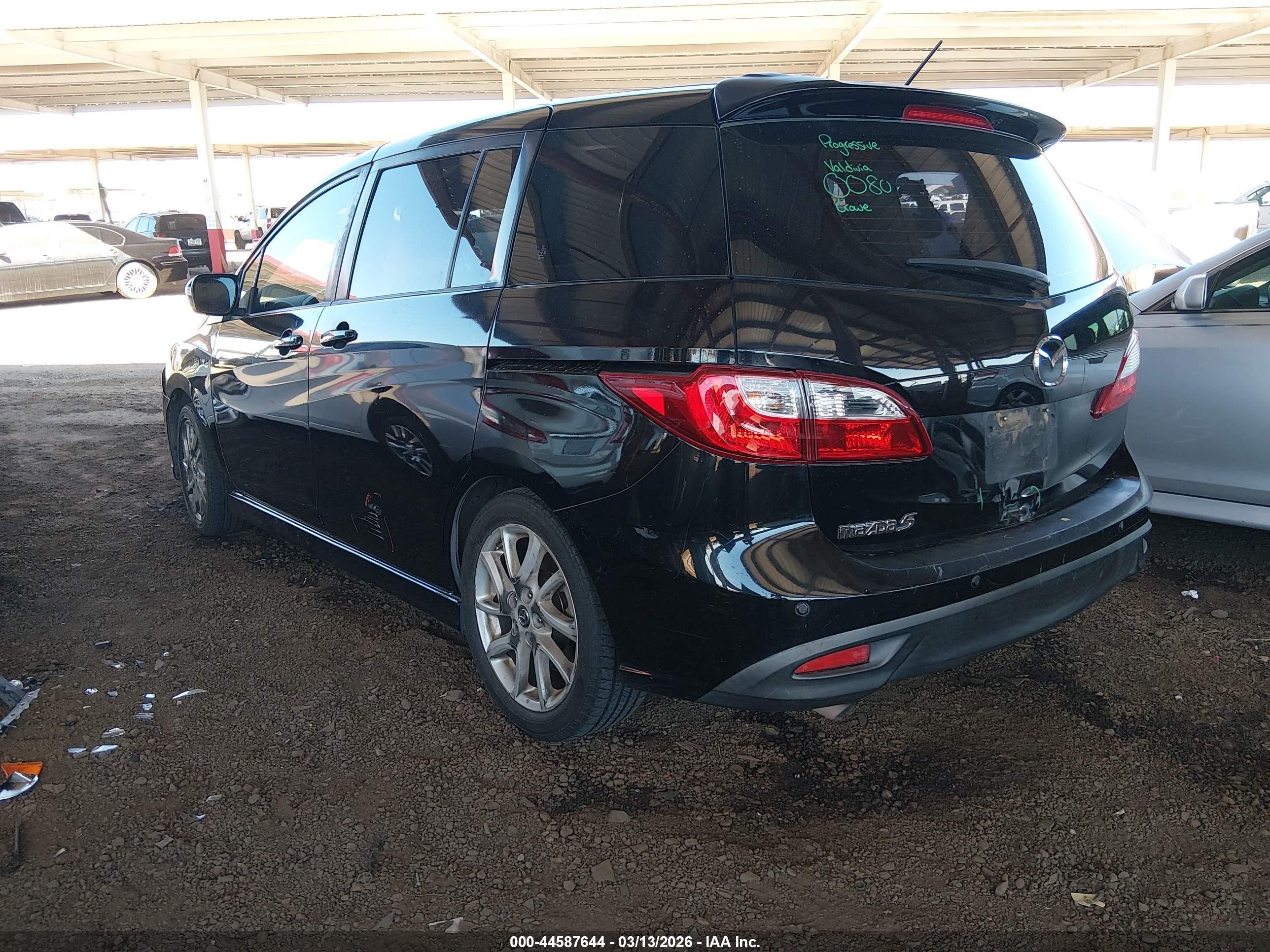 2015 Mazda Mazda5 Touring Black vin: JM1CW2CL5F0183384