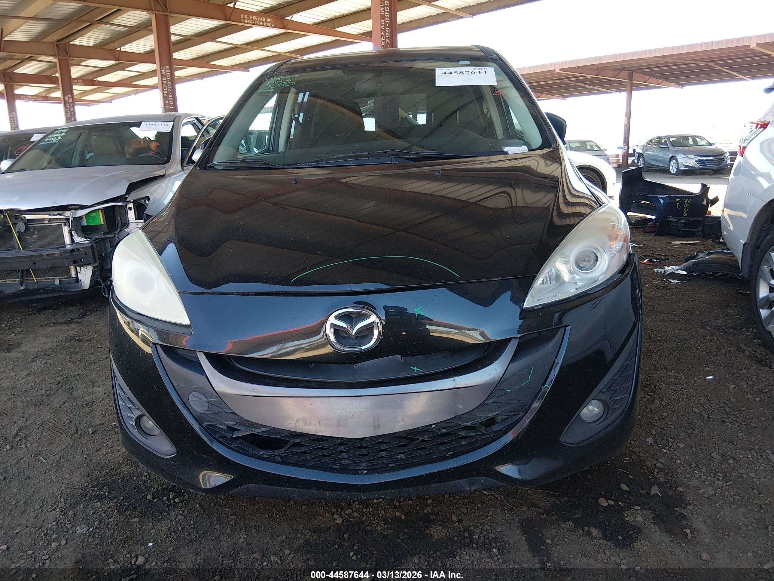 2015 Mazda Mazda5 Touring Black vin: JM1CW2CL5F0183384