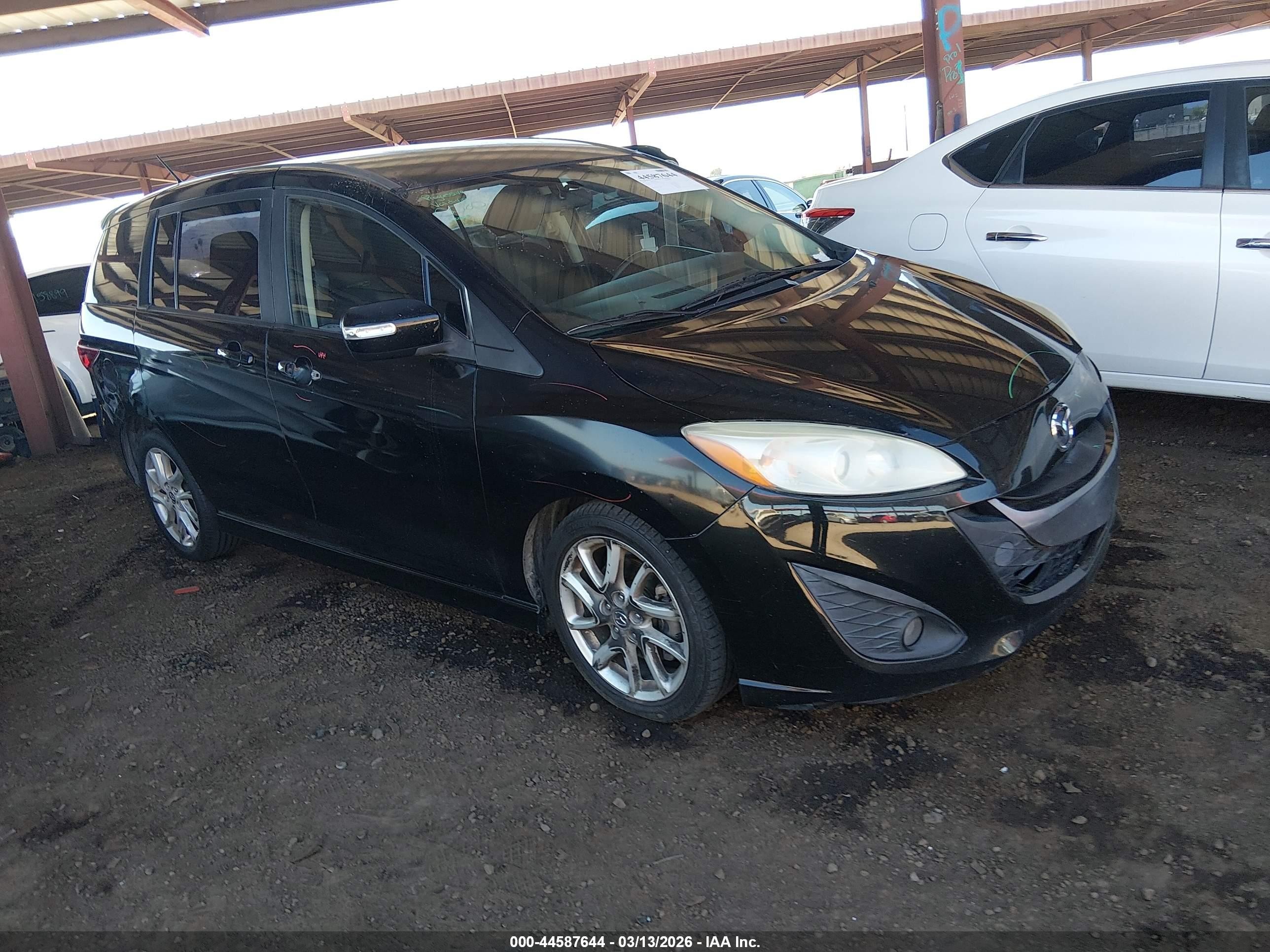 2015 Mazda Mazda5 Touring Black vin: JM1CW2CL5F0183384