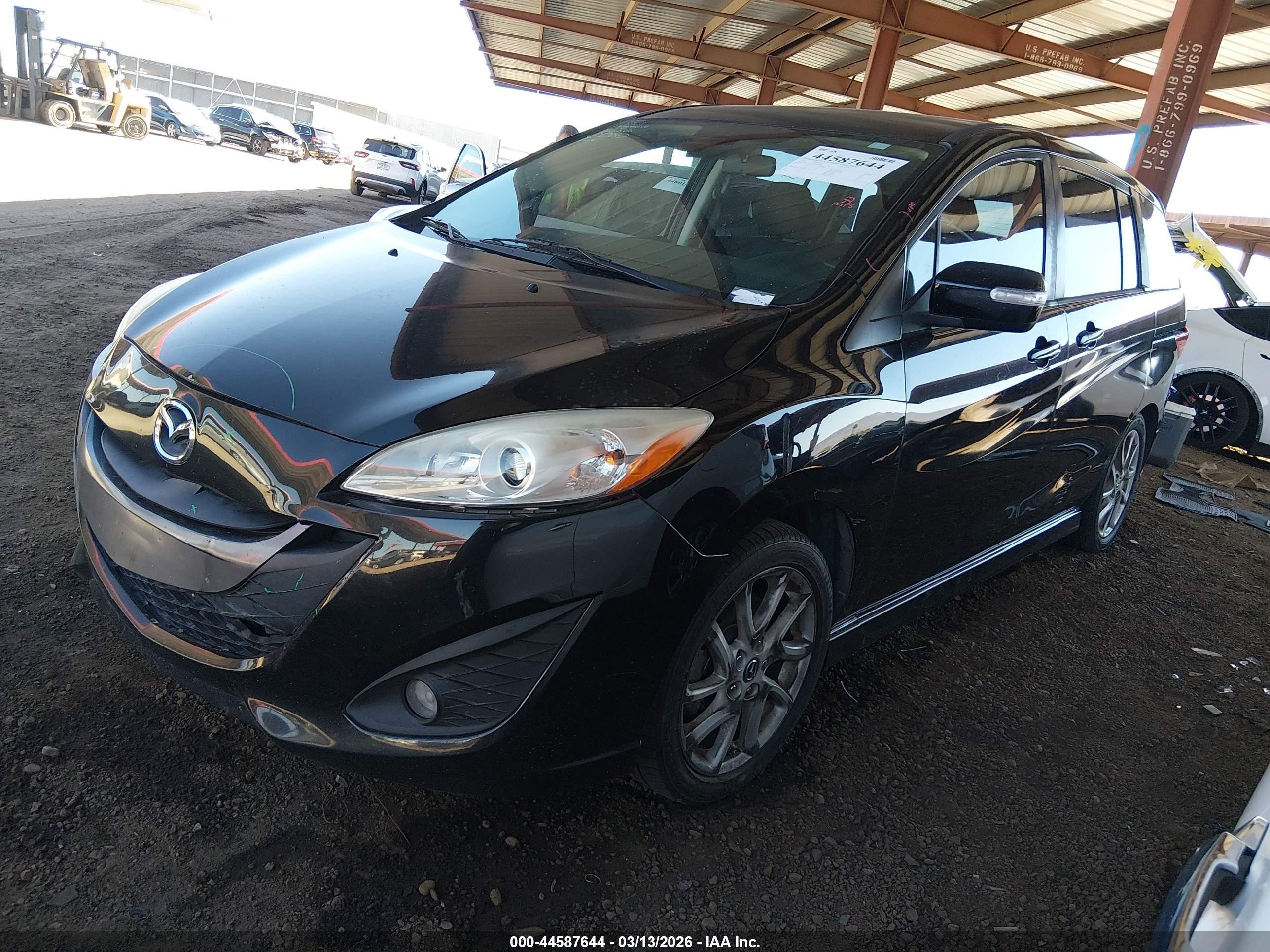 2015 Mazda Mazda5 Touring Black vin: JM1CW2CL5F0183384