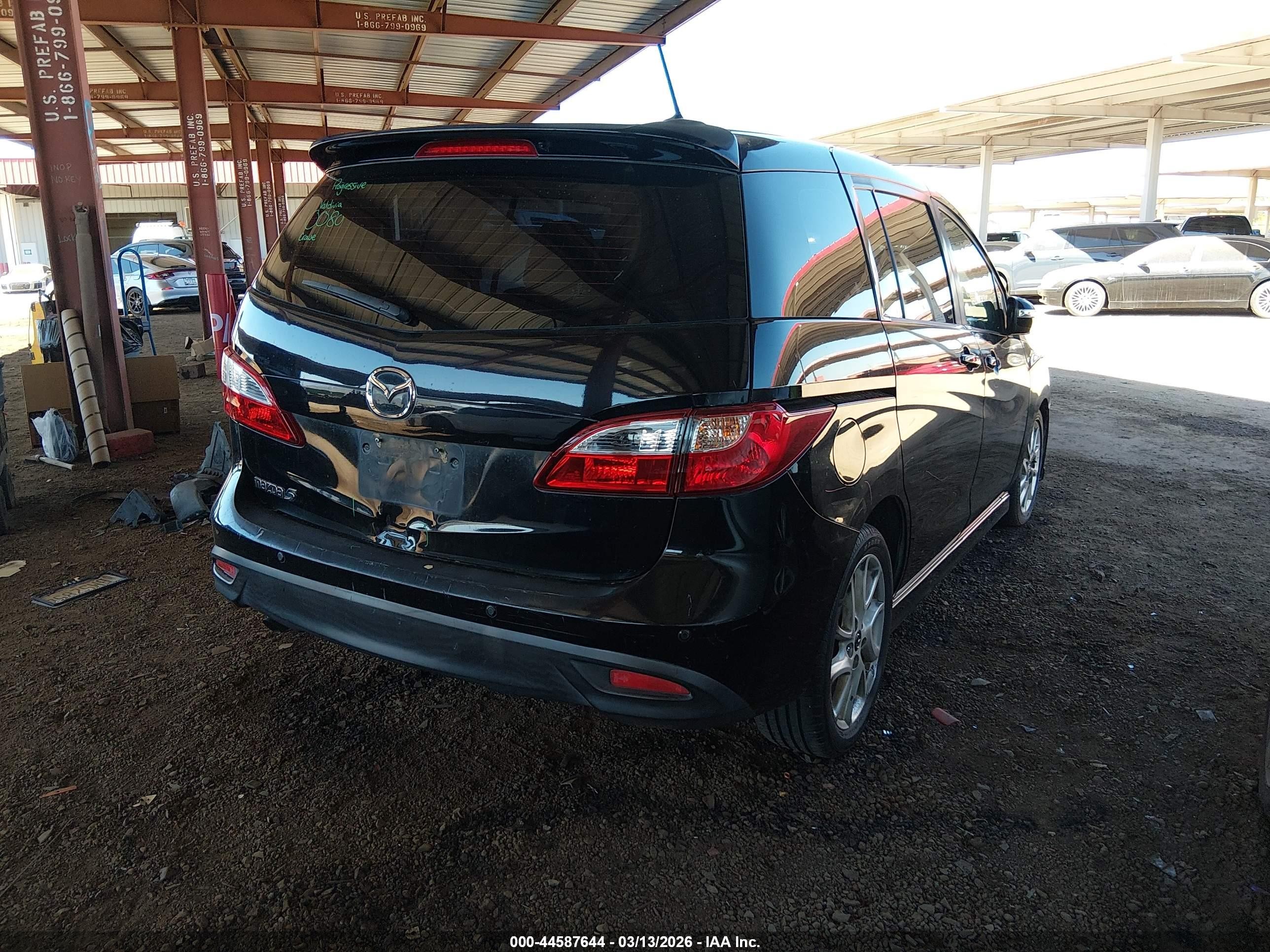 2015 Mazda Mazda5 Touring Black vin: JM1CW2CL5F0183384