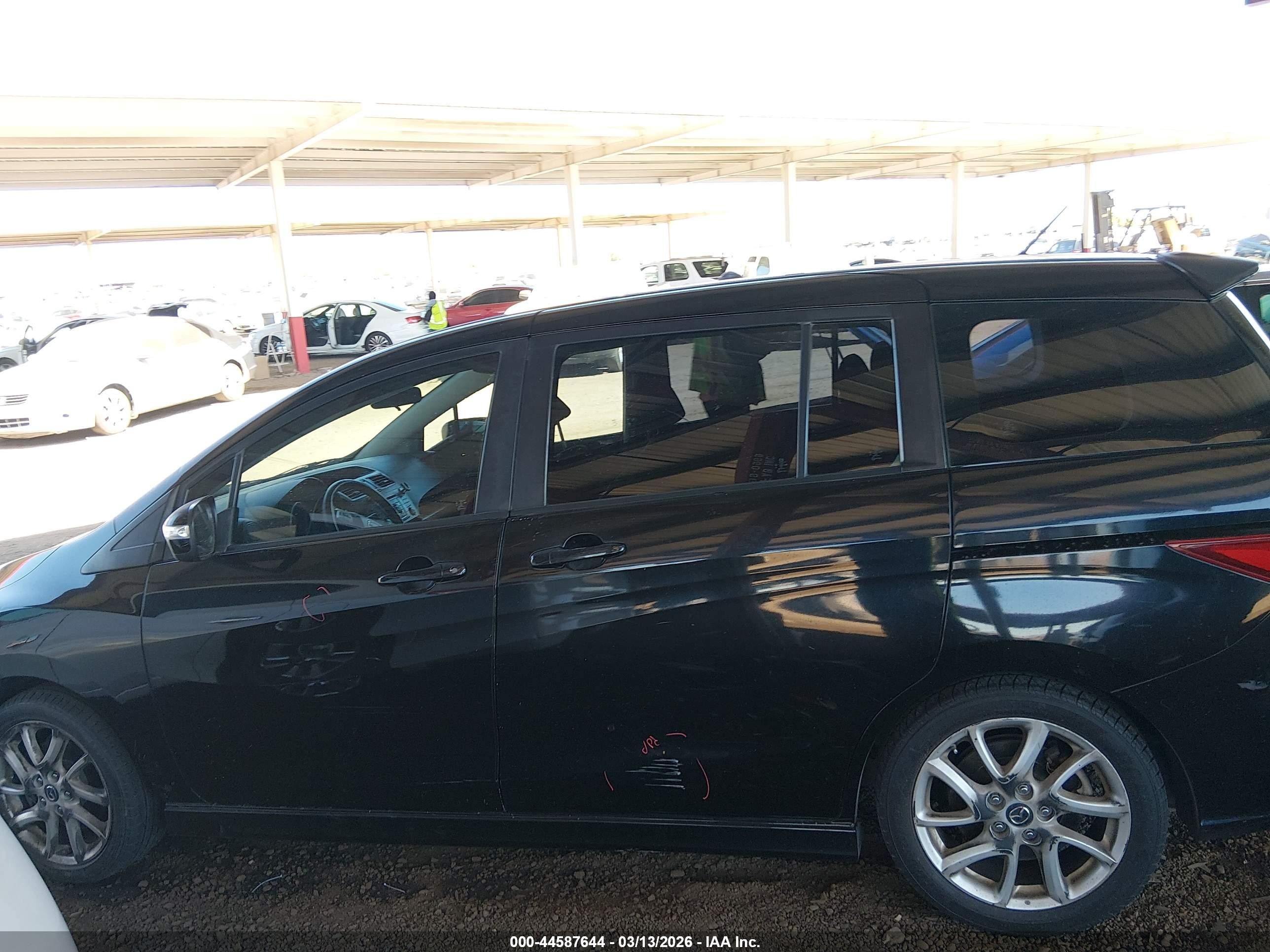 2015 Mazda Mazda5 Touring Black vin: JM1CW2CL5F0183384