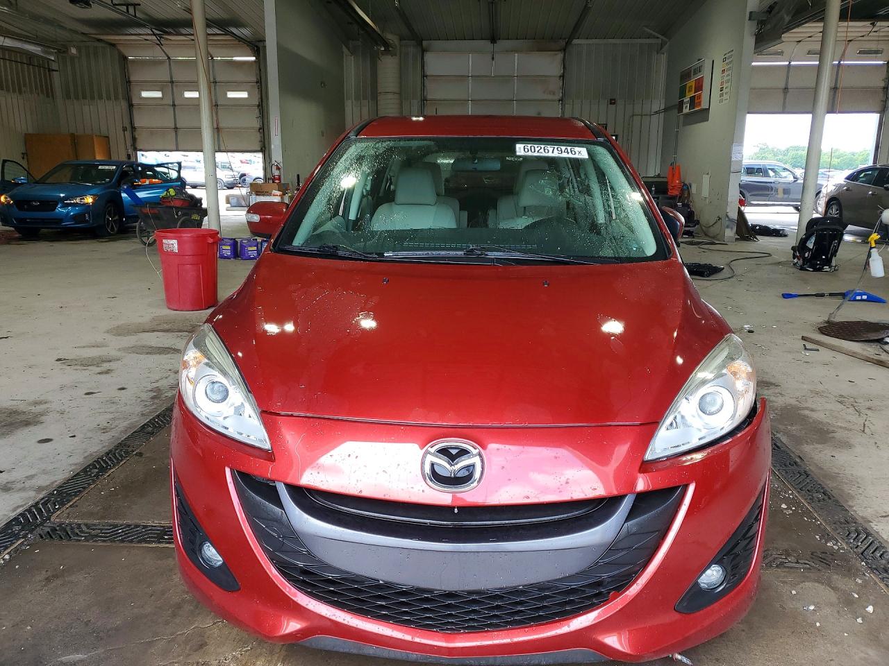 2015 Mazda 5 Touring Красный vin: JM1CW2CL5F0187449