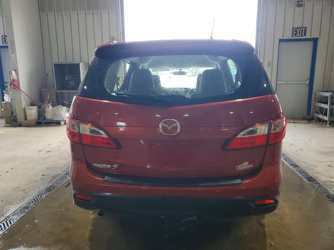2015 Mazda 5 Touring Красный vin: JM1CW2CL5F0187449