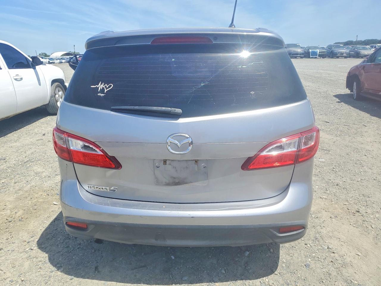 2012 Mazda 5 Silver vin: JM1CW2CL6C0106051