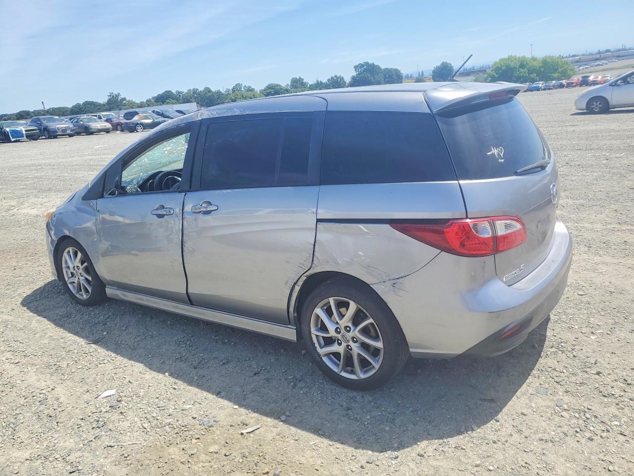 2012 Mazda 5 Silver vin: JM1CW2CL6C0106051