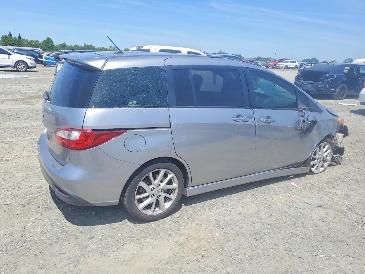 2012 Mazda 5 Silver vin: JM1CW2CL6C0106051