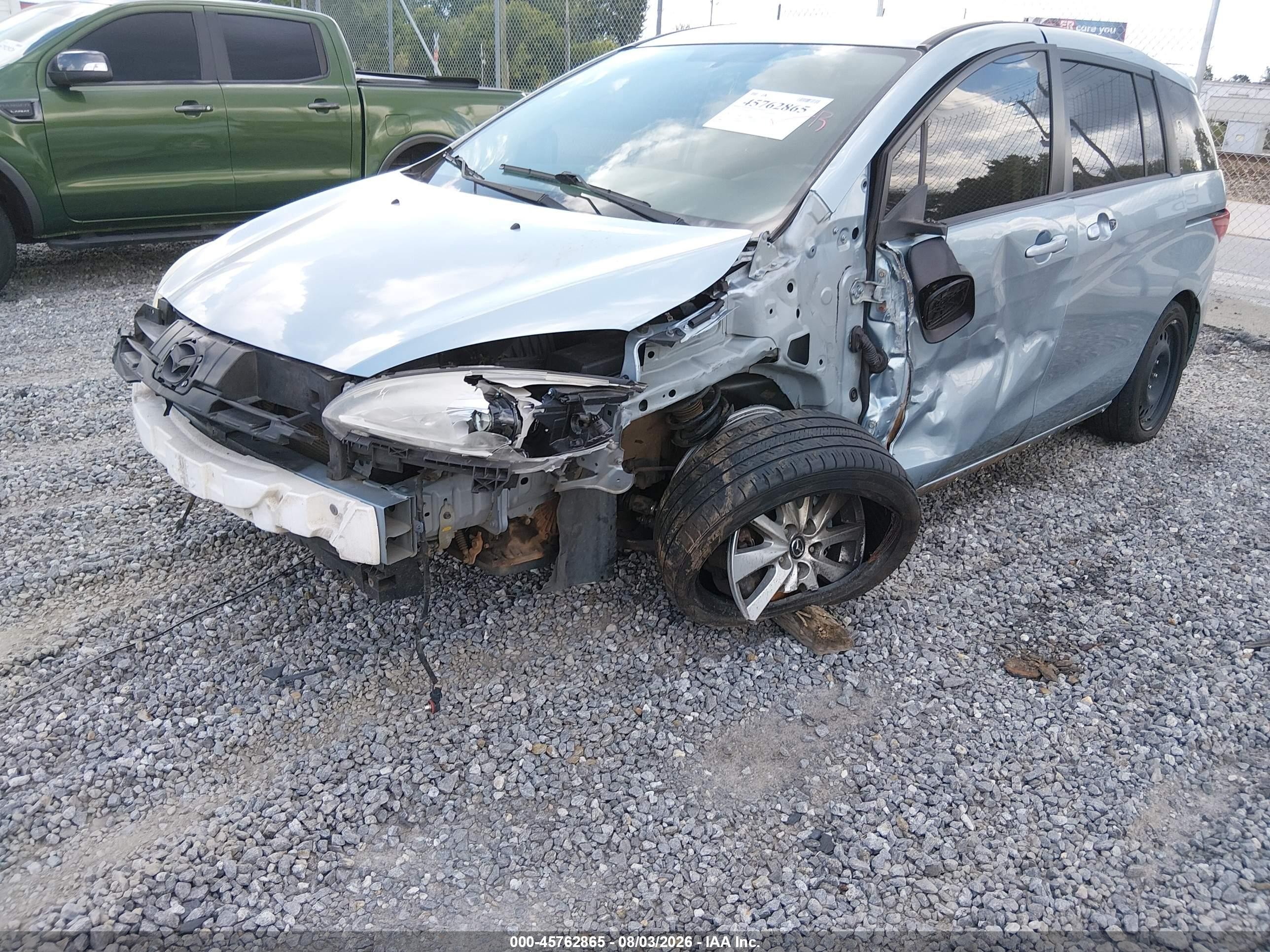 2012 Mazda Mazda5 Touring Blue vin: JM1CW2CL6C0134559