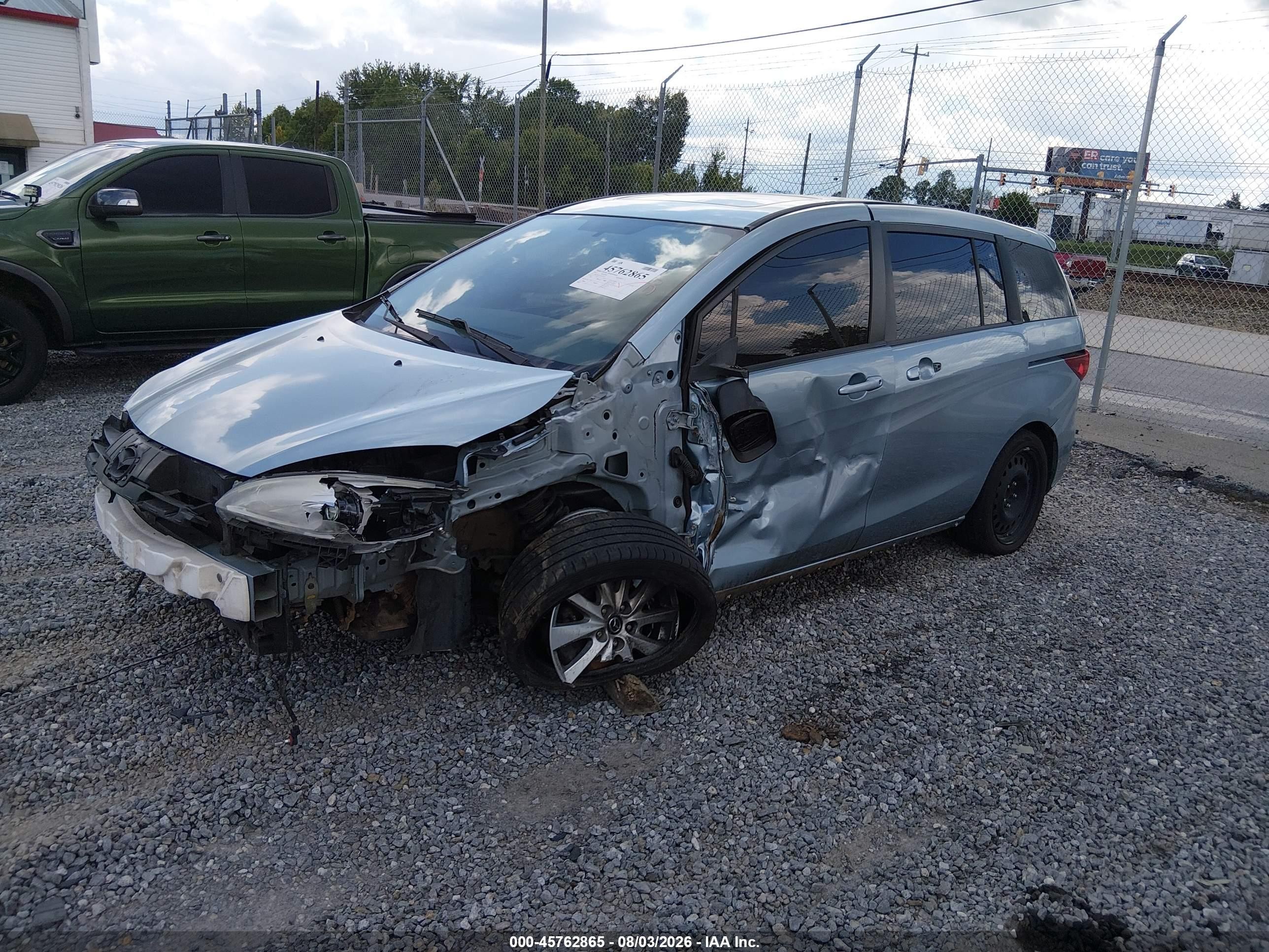 2012 Mazda Mazda5 Touring Blue vin: JM1CW2CL6C0134559