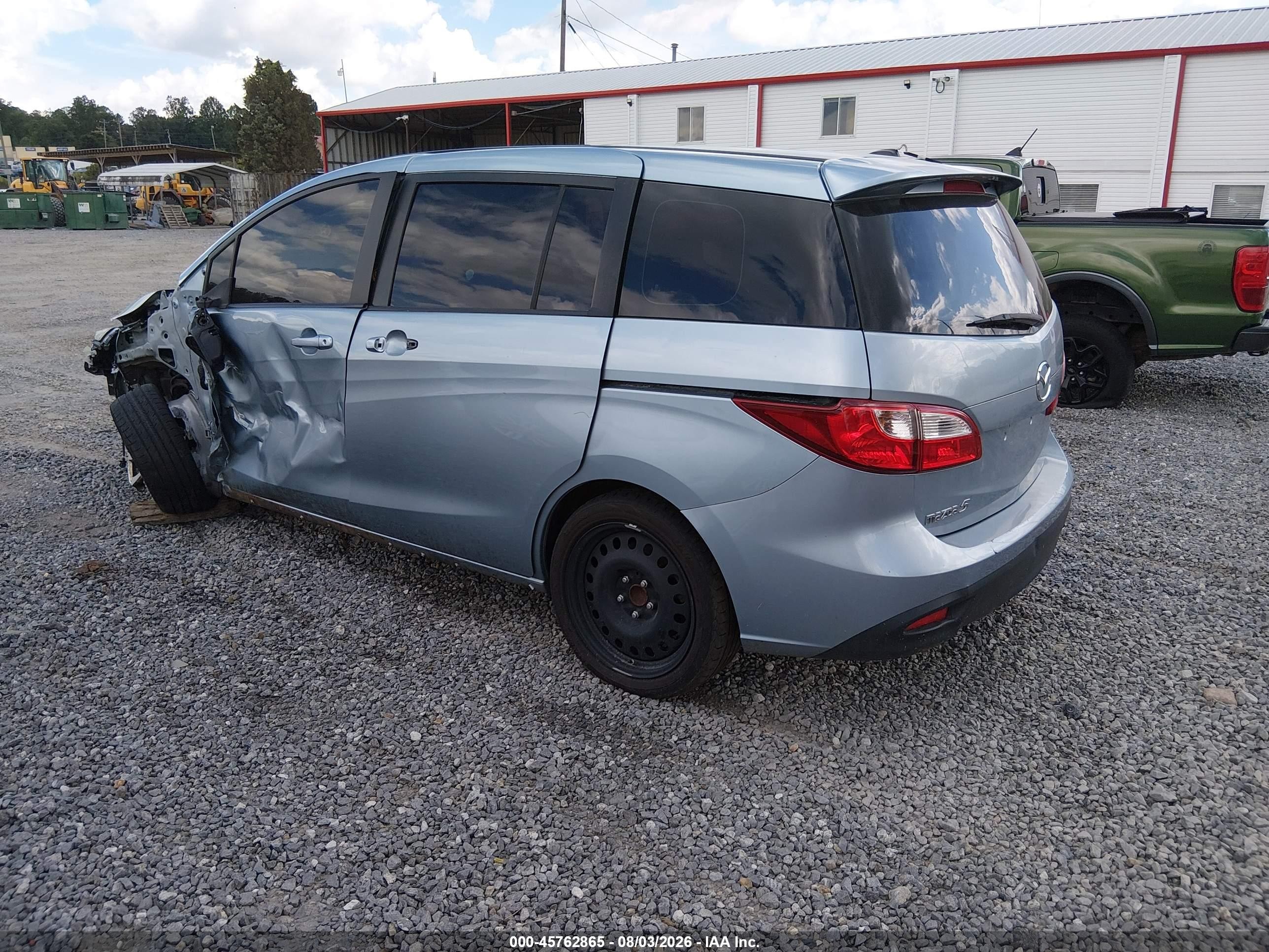 2012 Mazda Mazda5 Touring Blue vin: JM1CW2CL6C0134559