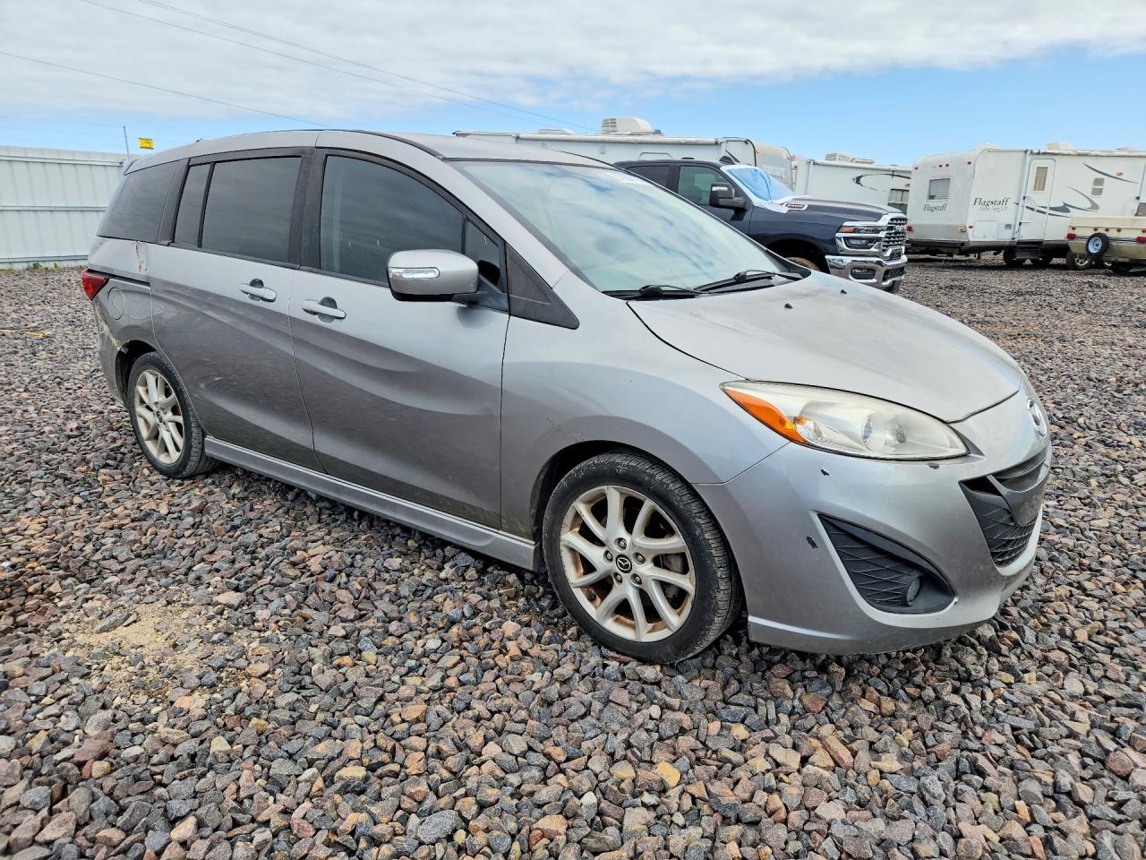 2013 Mazda 5 Silver vin: JM1CW2CL6D0151153
