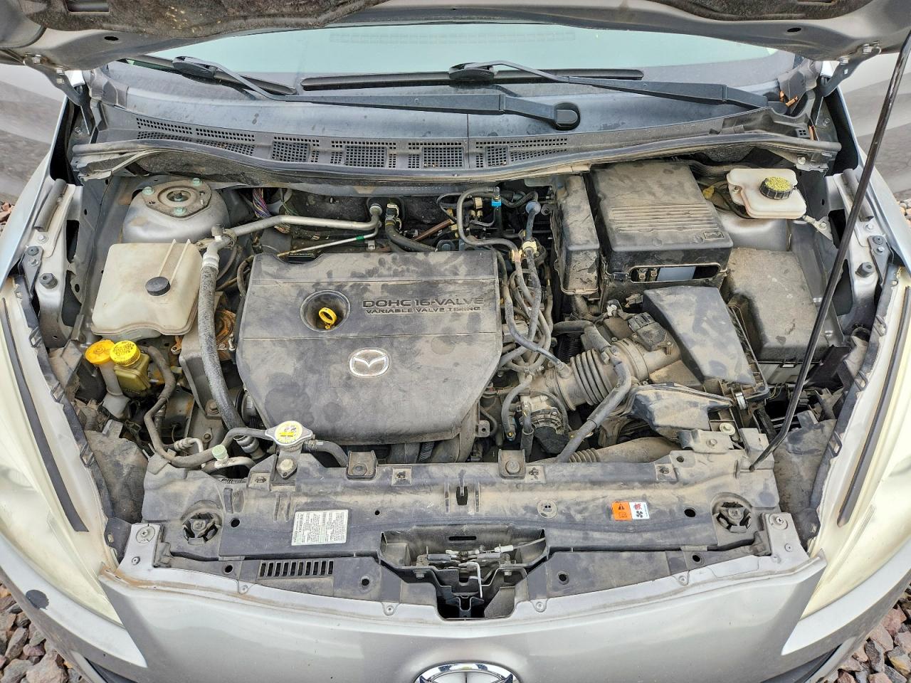 2013 Mazda 5 Silver vin: JM1CW2CL6D0151153