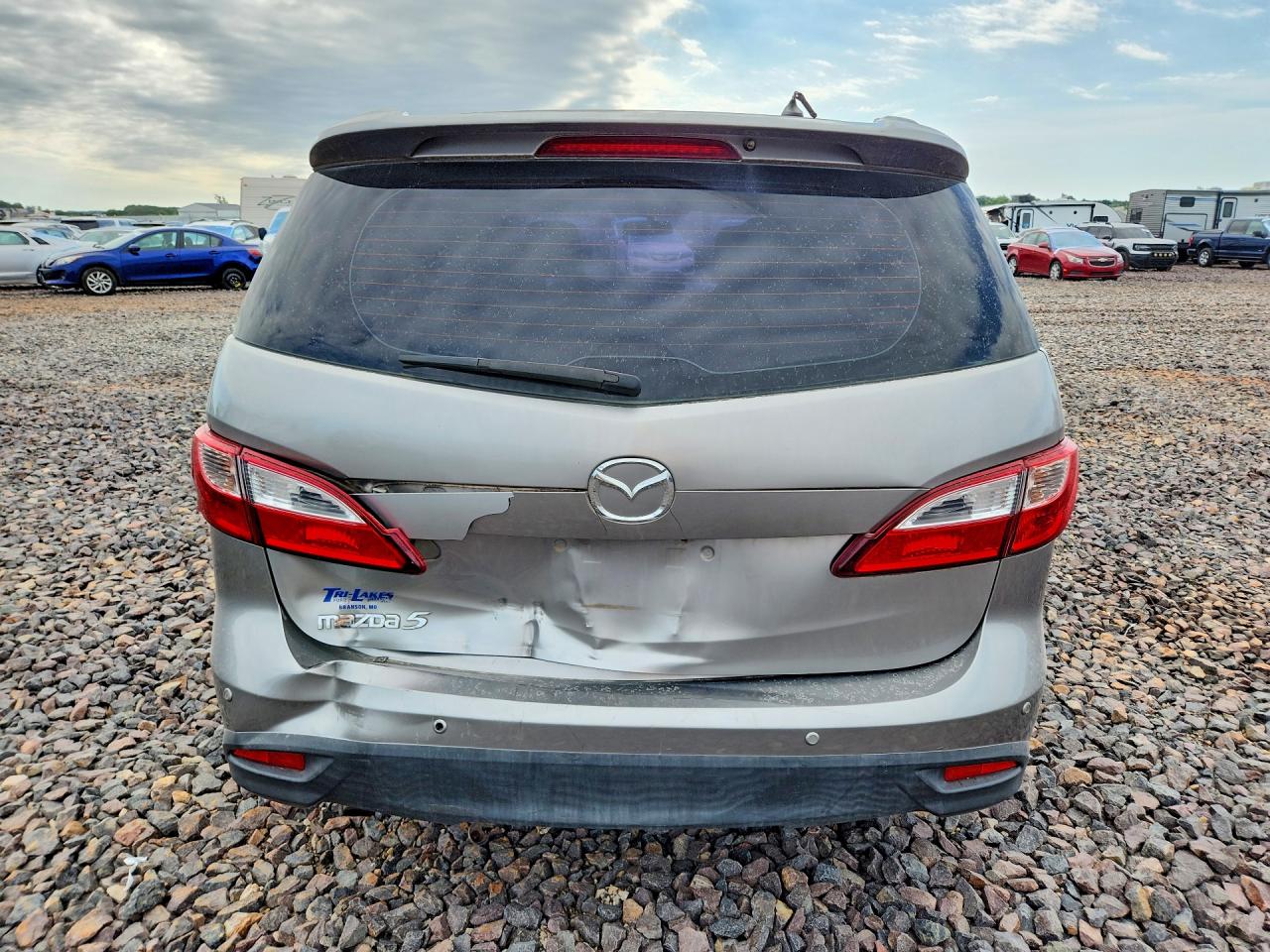 2013 Mazda 5 Silver vin: JM1CW2CL6D0151153